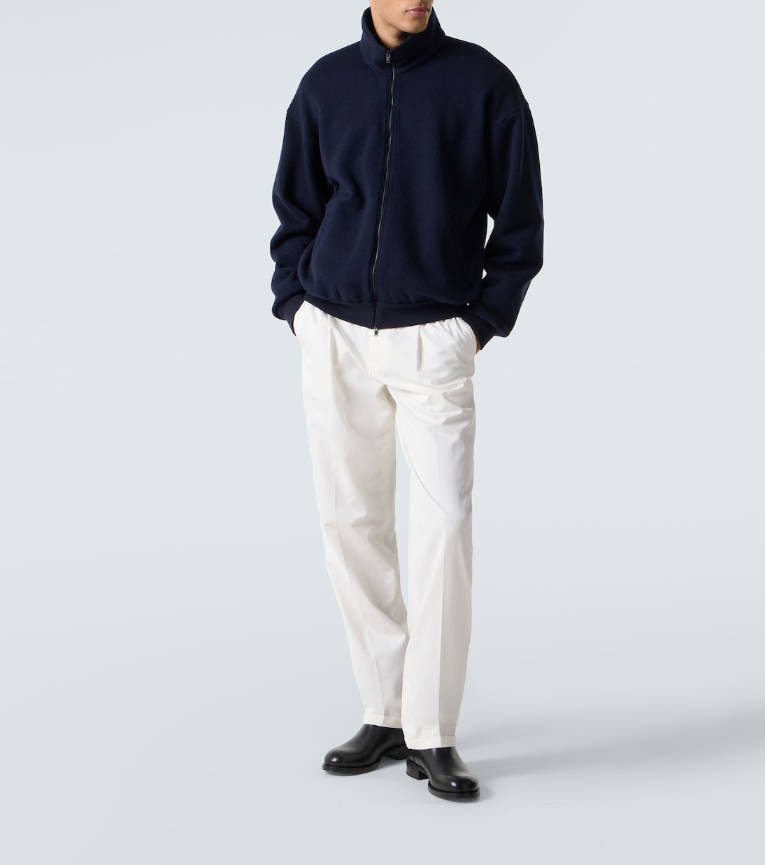 Cashmere and cotton bomber jacket | The Row