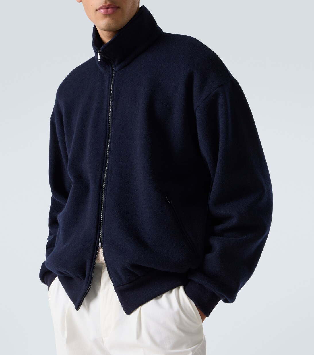 Cashmere and cotton bomber jacket | The Row