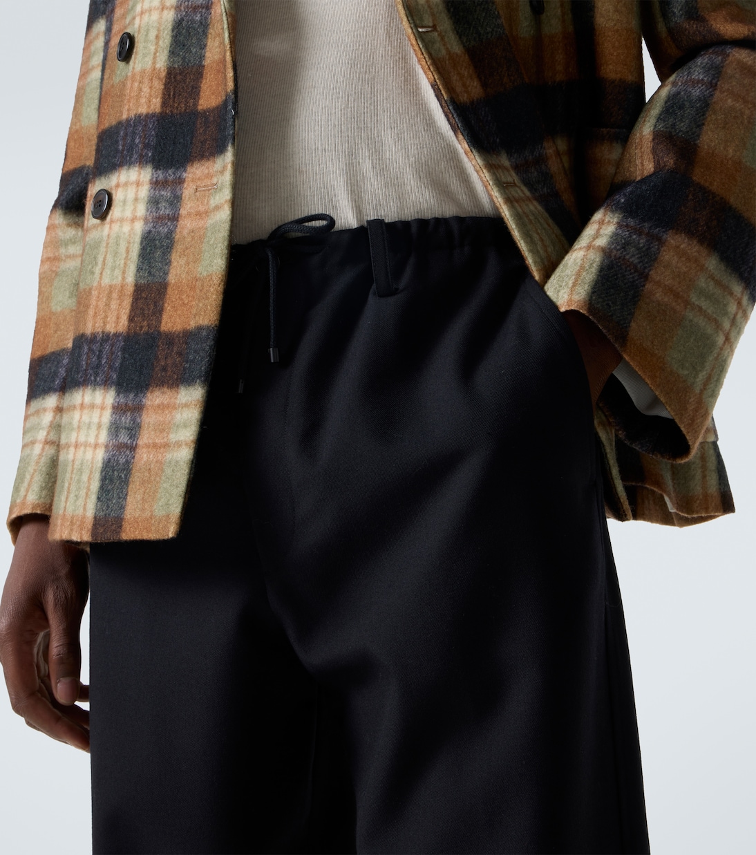 Penny wool straight pants | Dries Van Noten