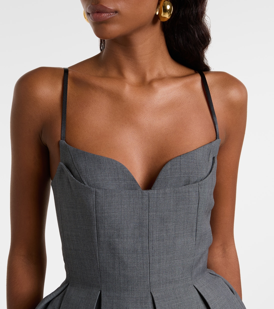 Pleated minidress | Shushu/Tong
