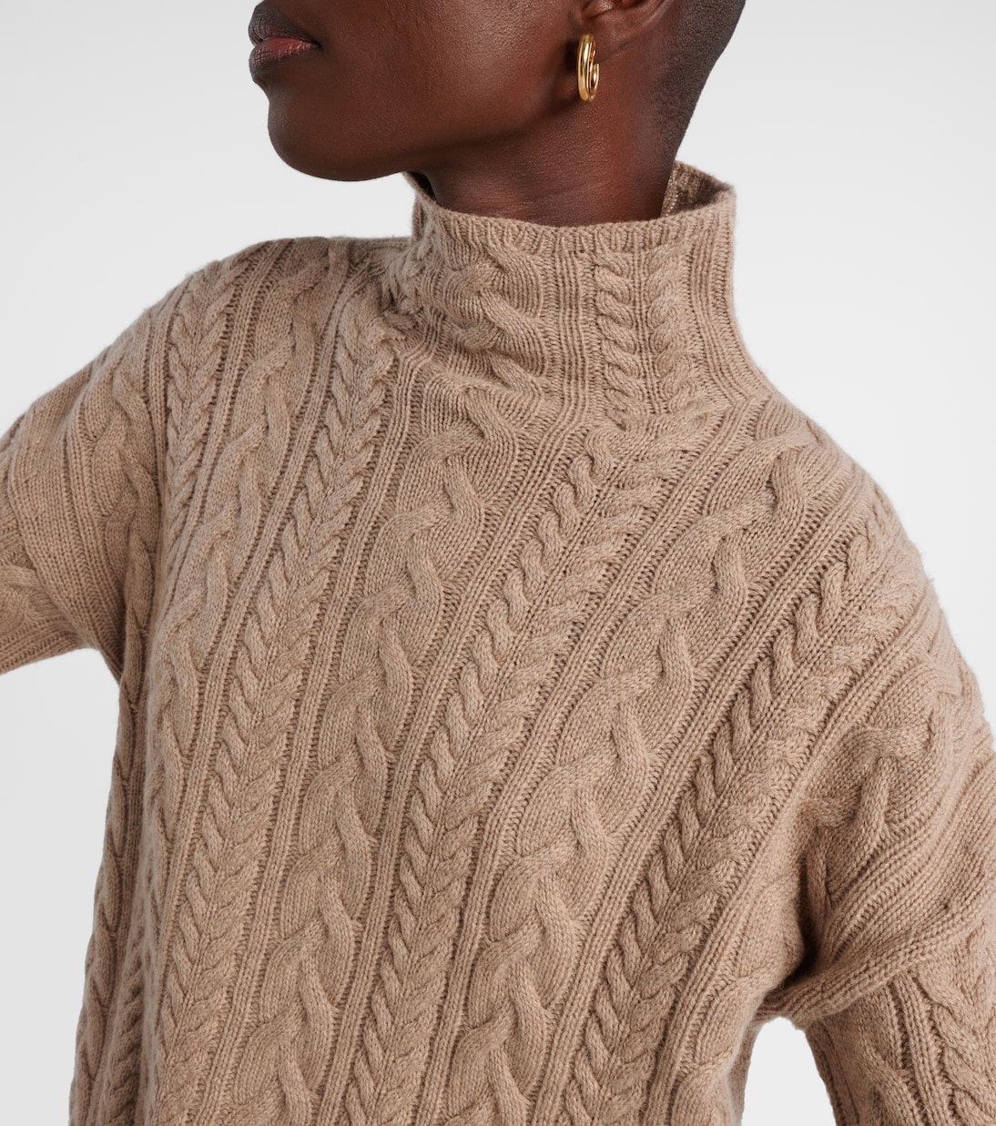 Cable-knit wool and cashmere sweater | 'S Max Mara