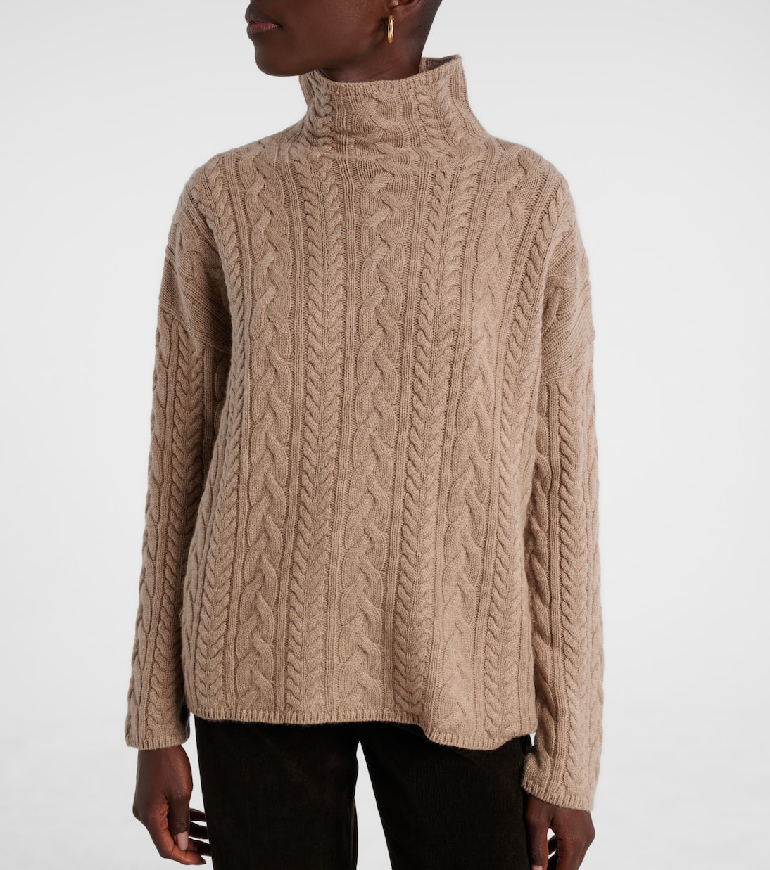 Cable-knit wool and cashmere sweater | 'S Max Mara