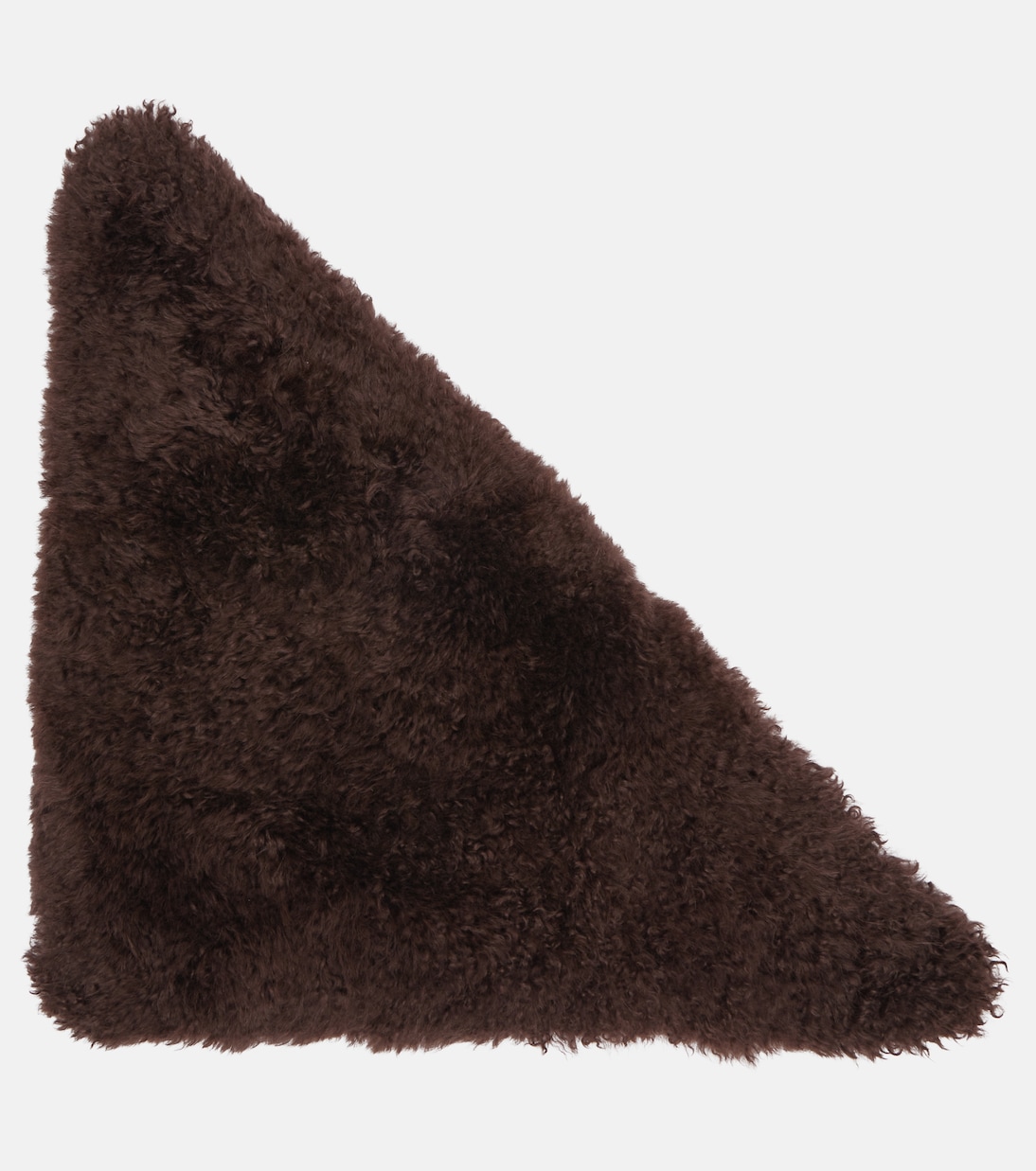 Shearling and wool scarf | Yves Salomon