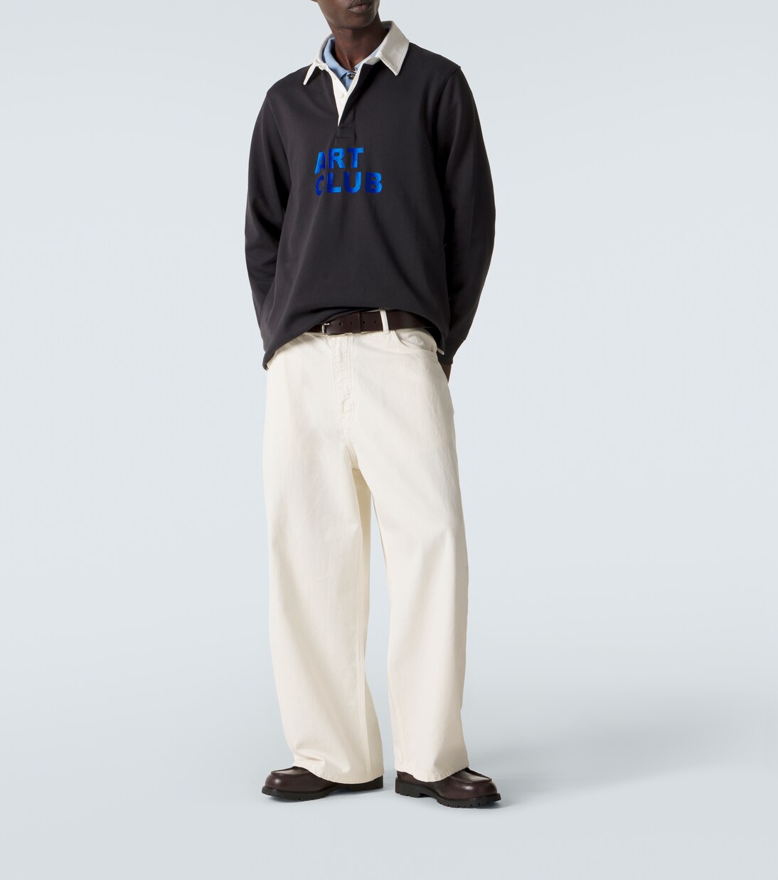 Art Club cotton jersey polo shirt | JW Anderson