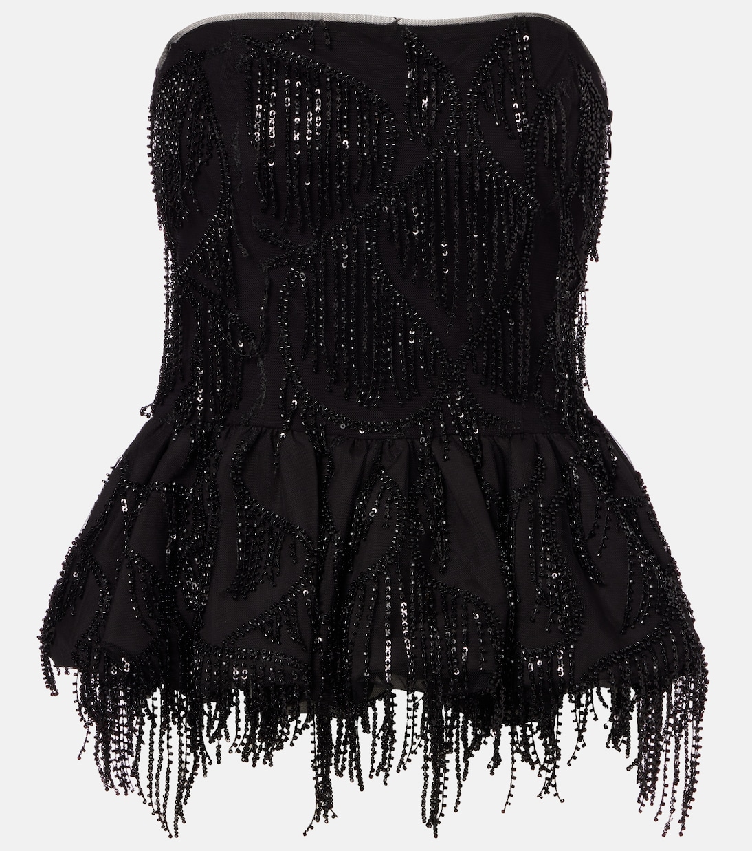 Albertina sequined strapless top  | Rotate