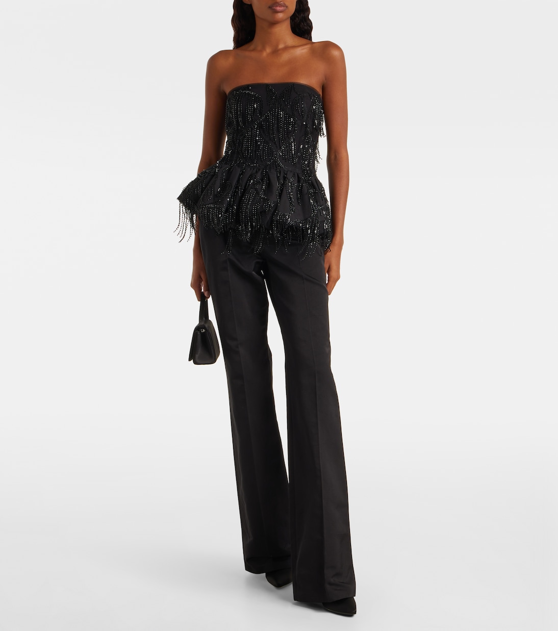 Albertina sequined strapless top  | Rotate