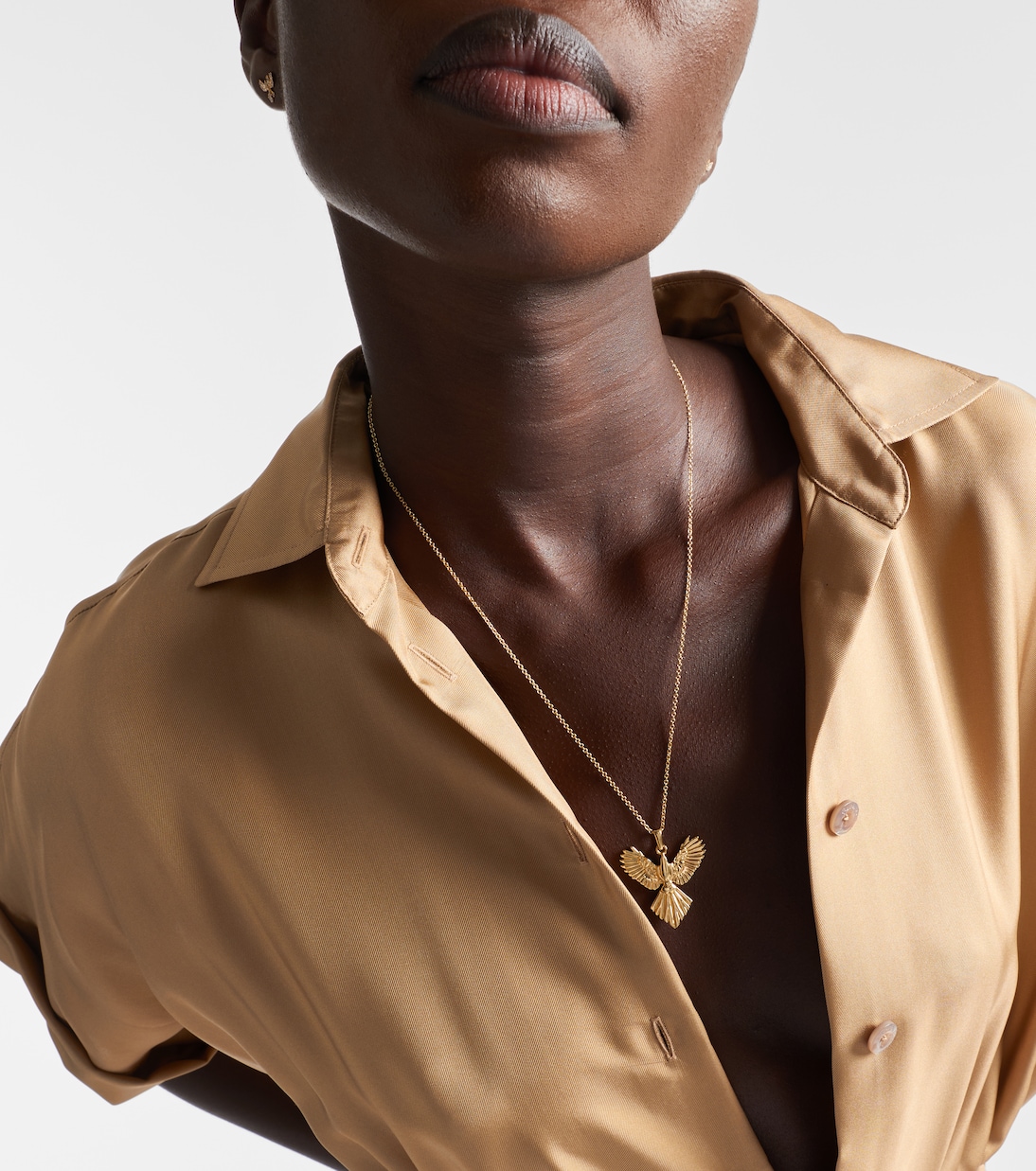 Phoenix 18kt gold pendant necklace | Anita Ko