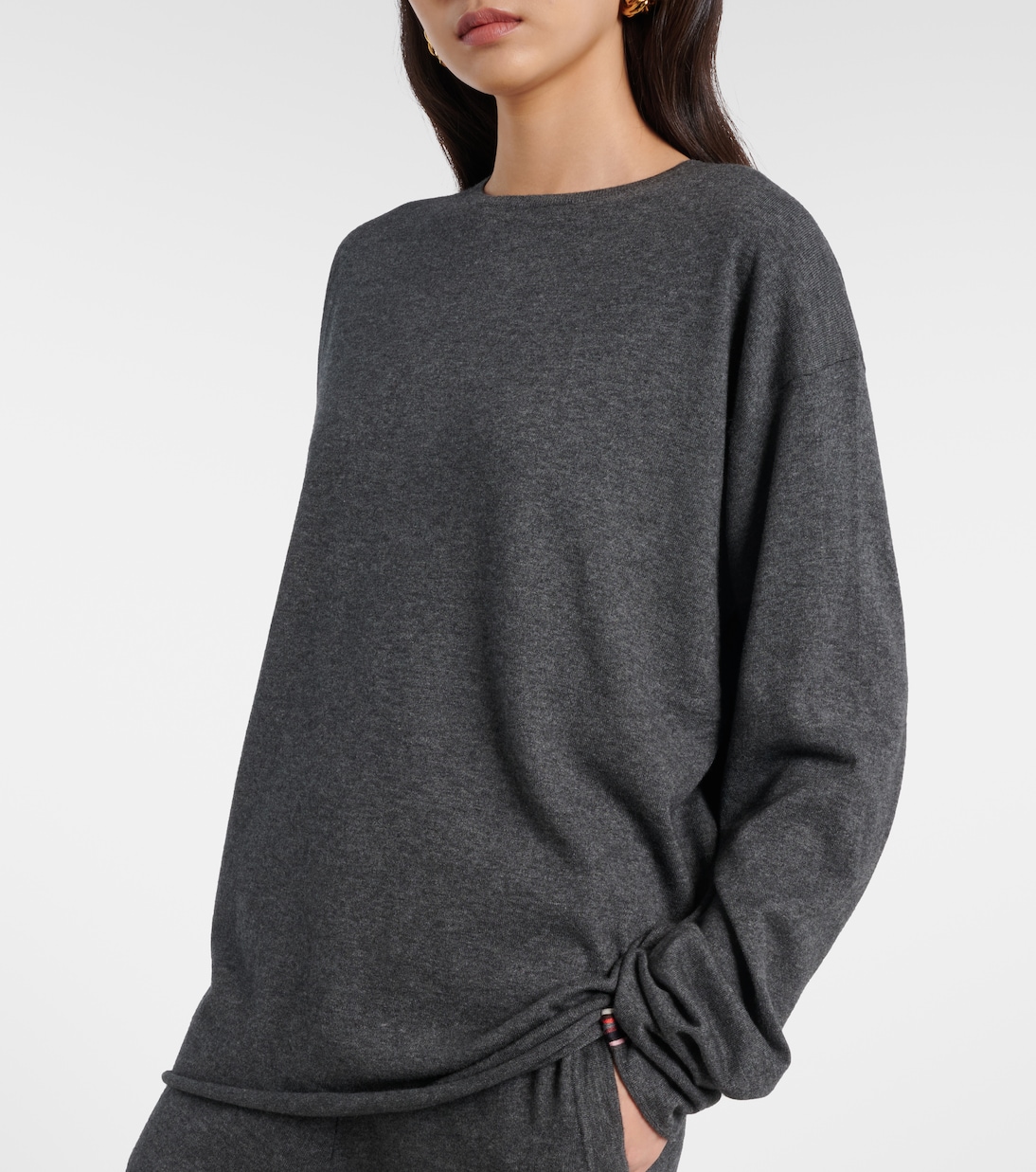 N°347 Aries cotton and cashmere top | Extreme Cashmere