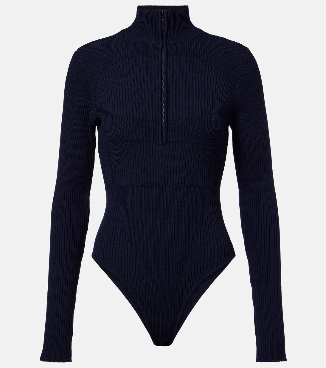 Butte ribbed-knit wool ski bodysuit | Cordova