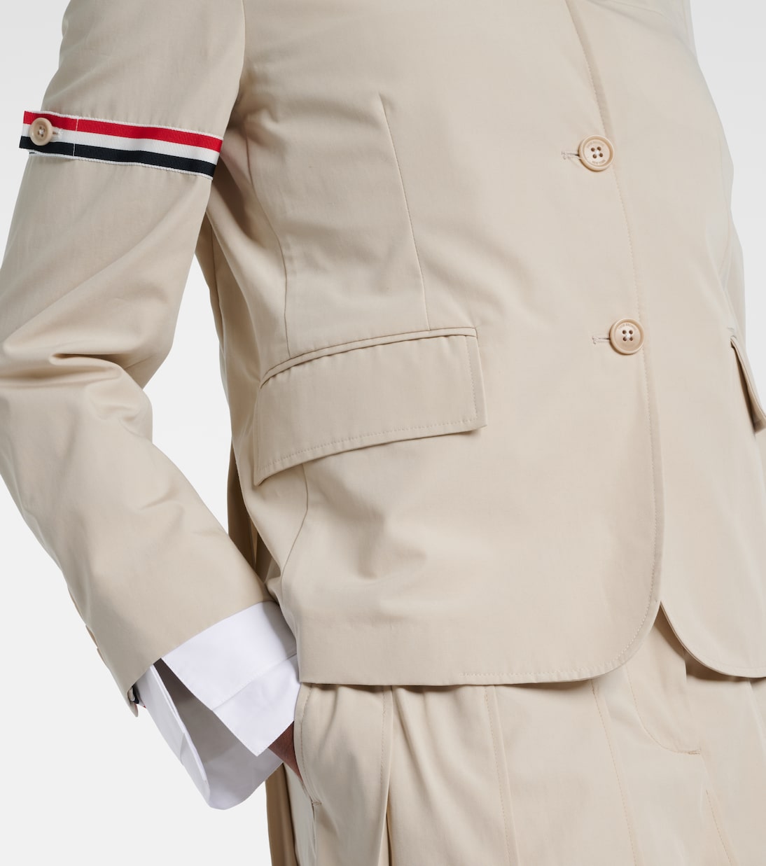 Jacke 4-Bar aus Baumwolle | Thom Browne