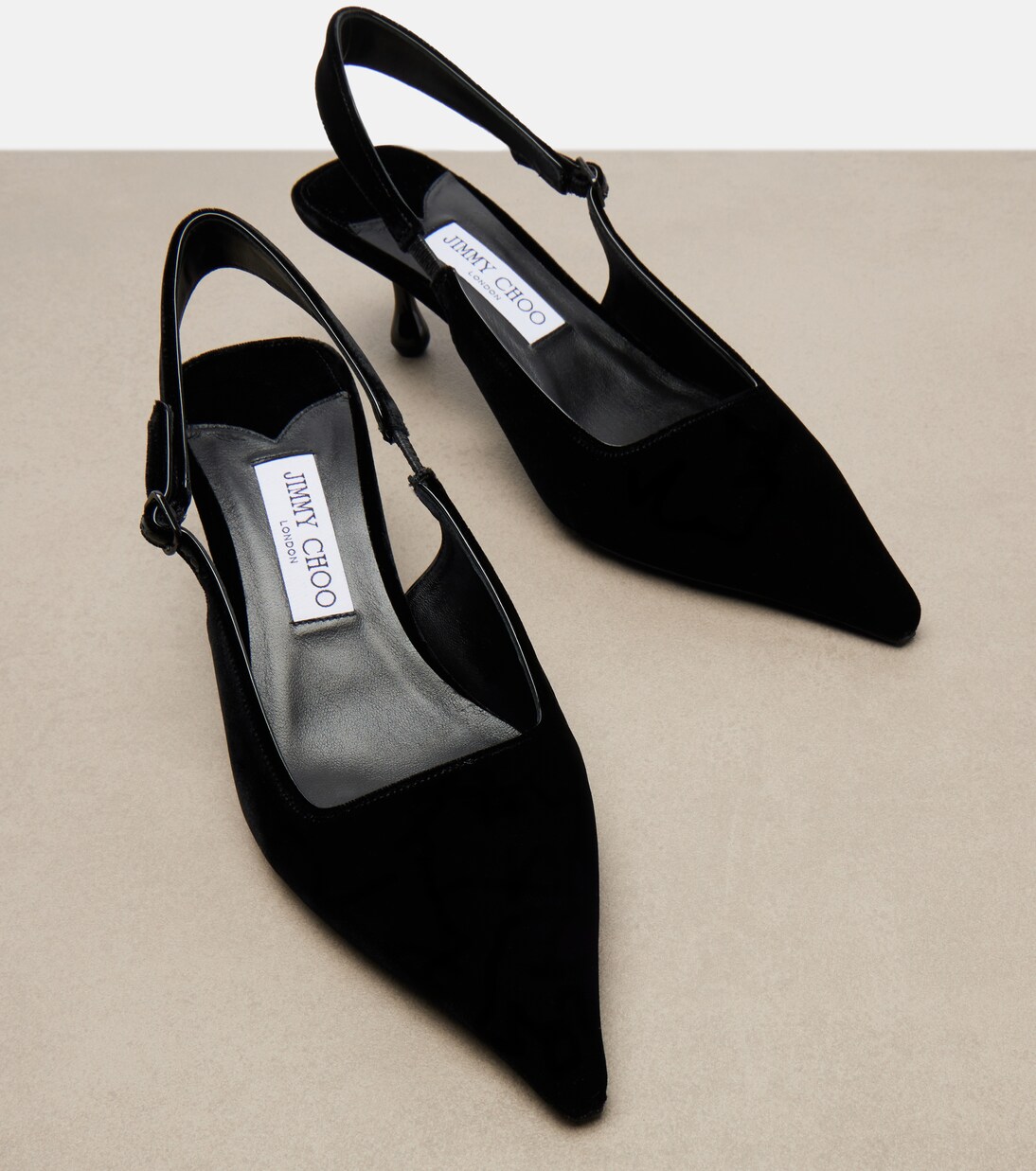 Amel velvet slingback pumps | Jimmy Choo