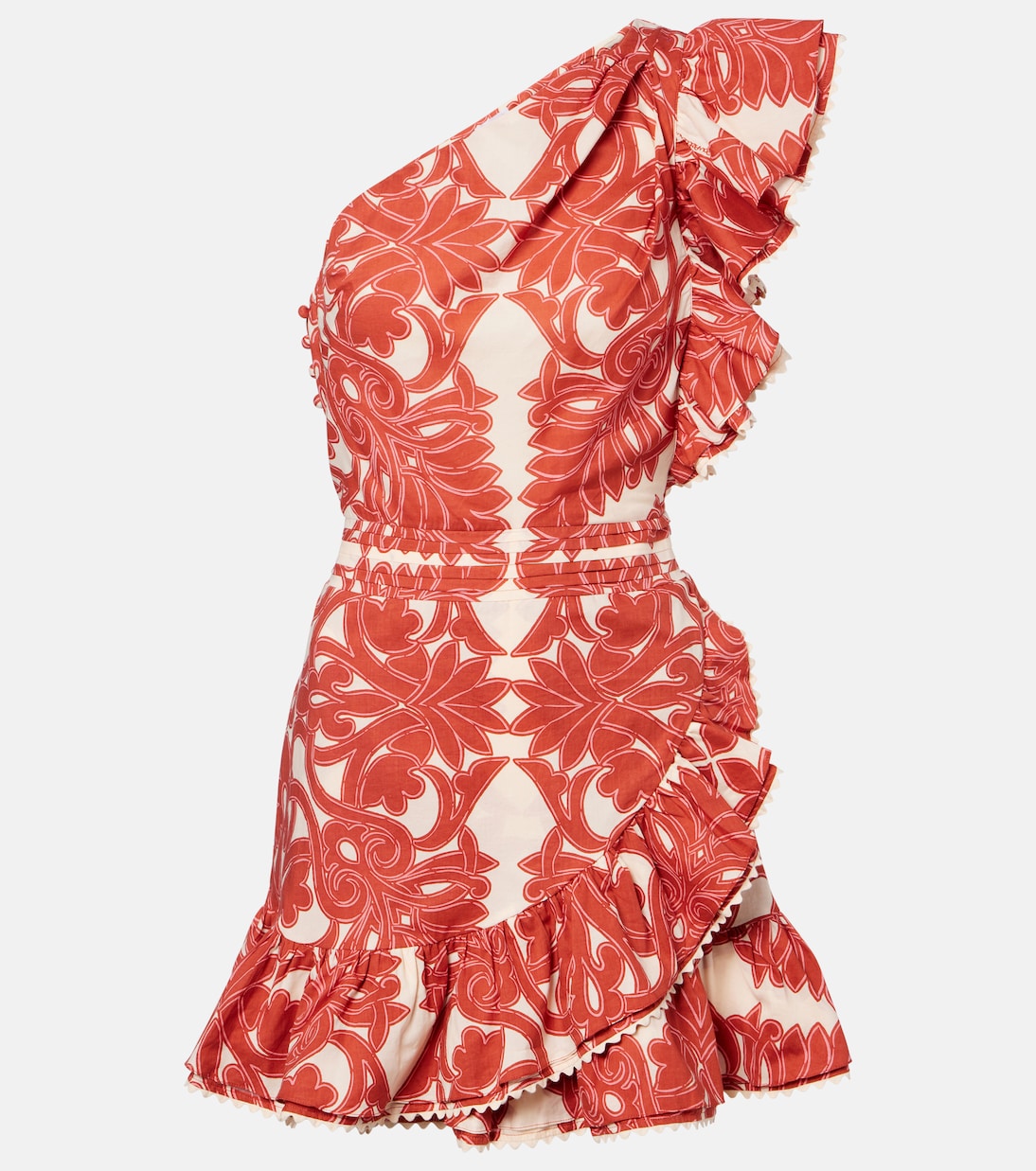 Robe Corinne imprimée en coton | Poupette St Barth