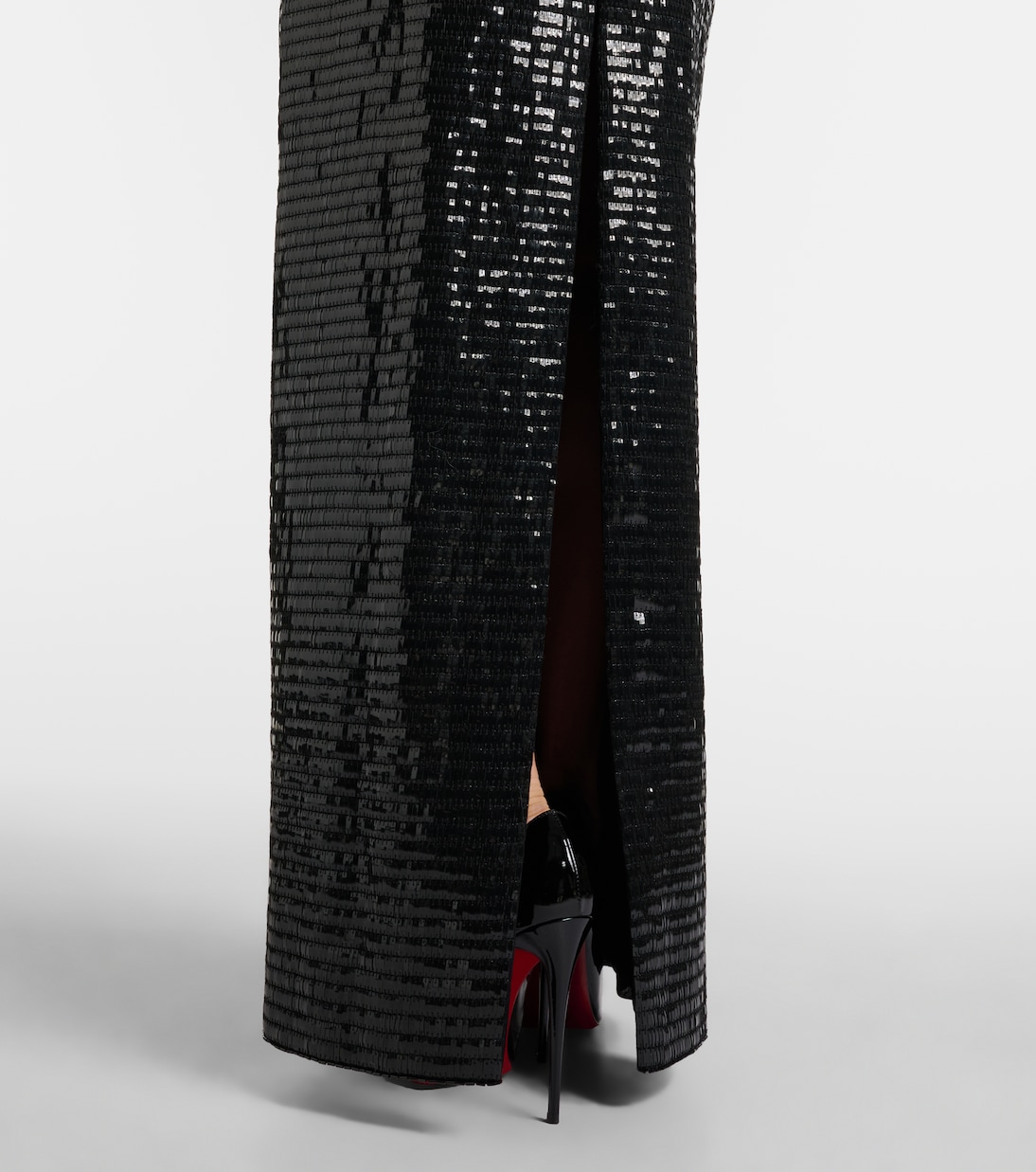 Robe longue en soie à sequins | Roberto Cavalli