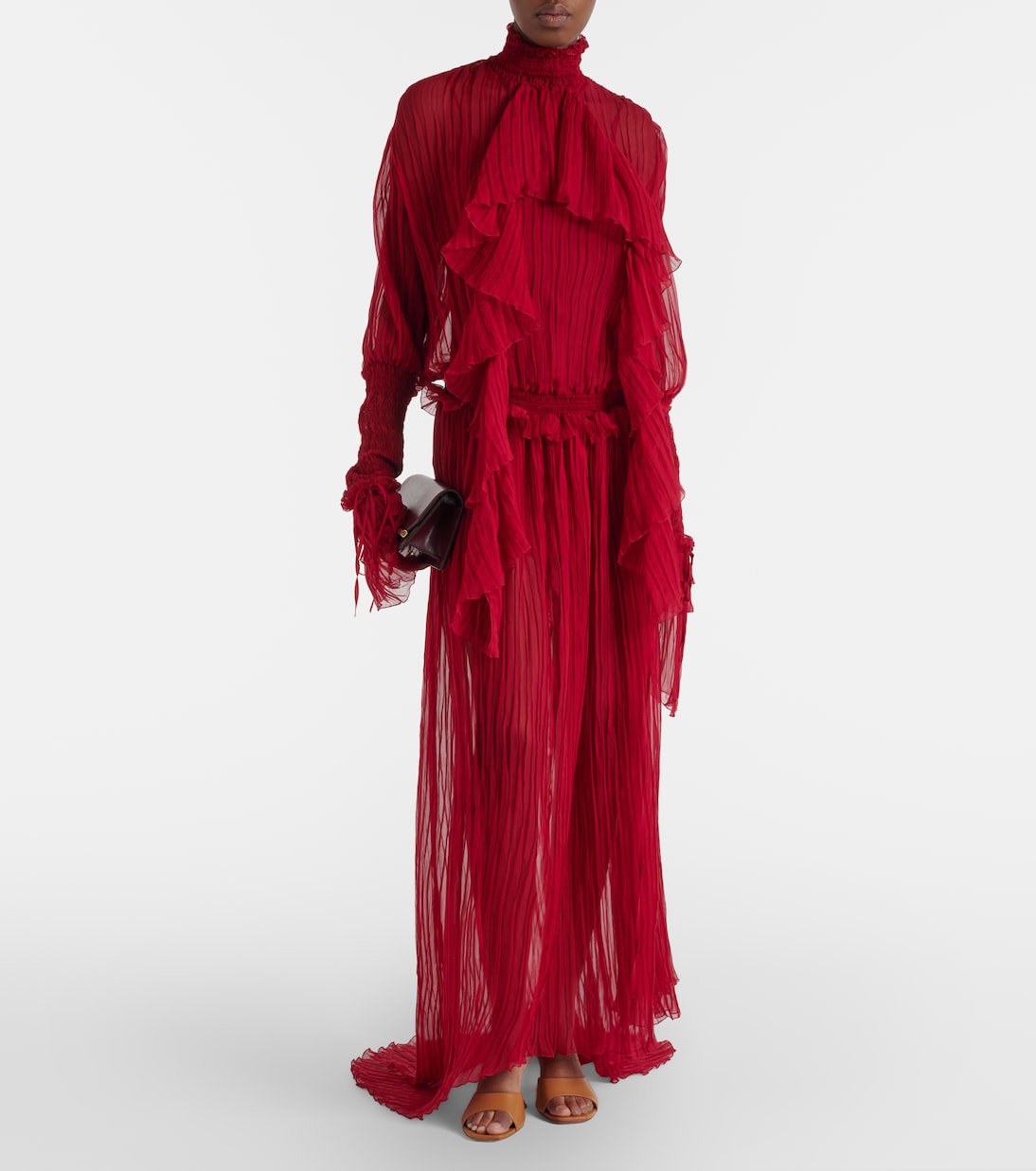 Lupita 70 leather mules | Amina Muaddi