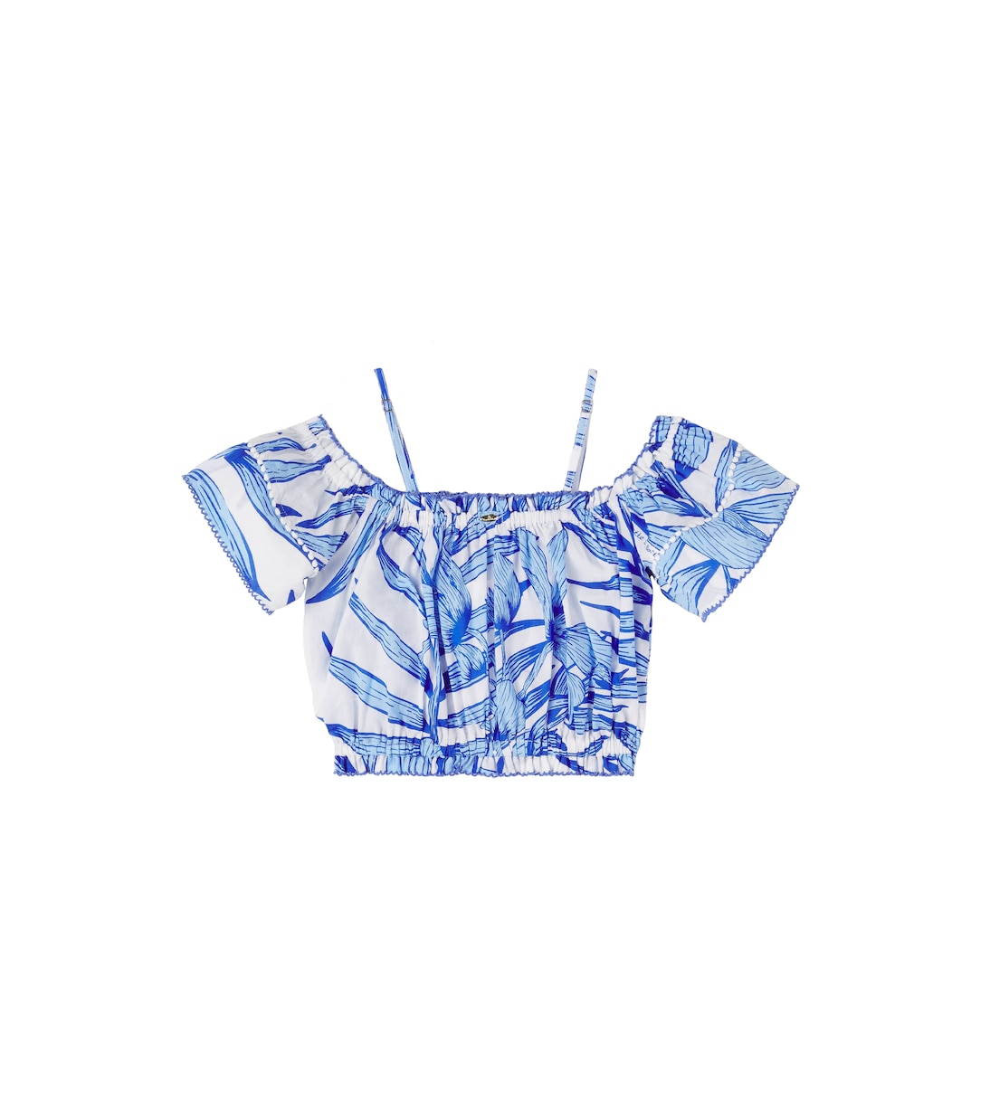 توب من القطن بطبعات الورود Donna | Poupette St Barth Kids