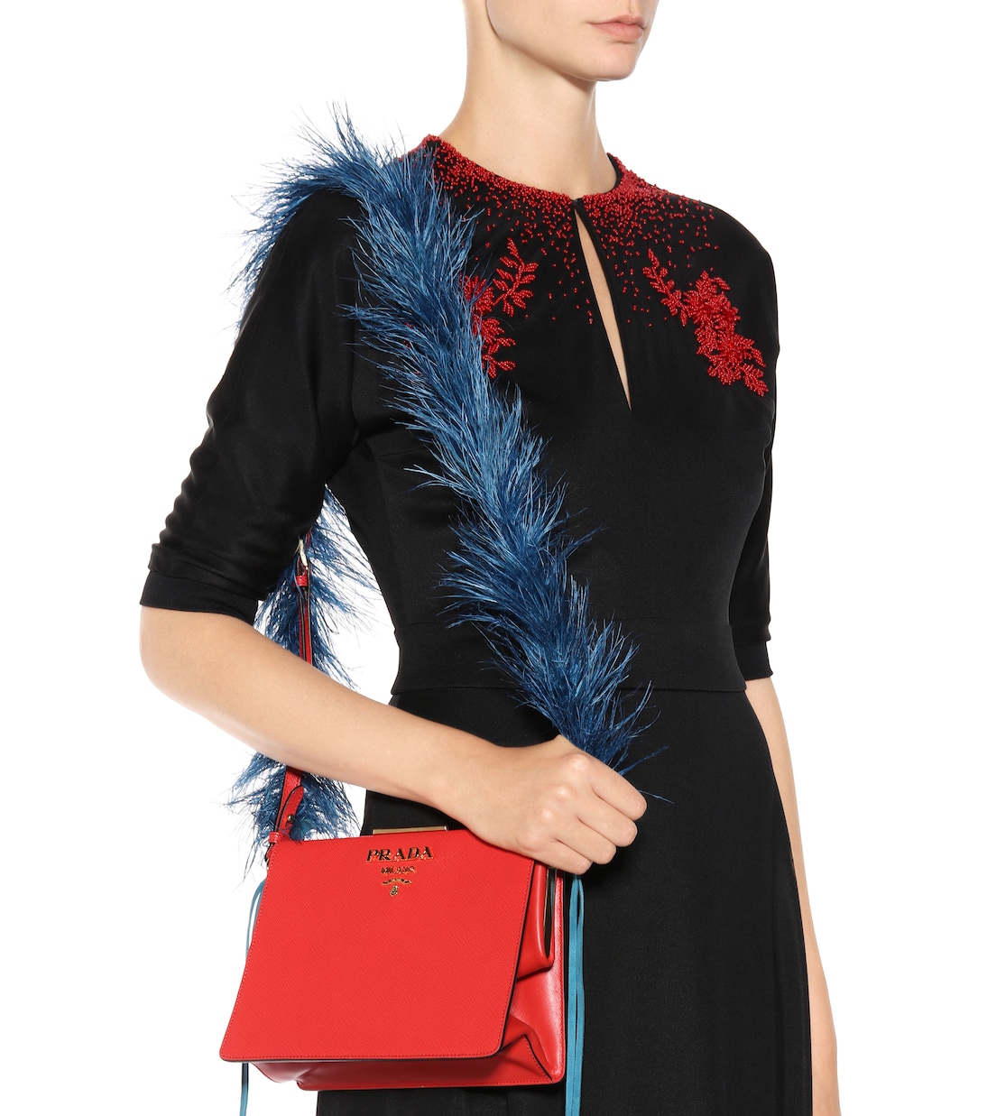 Tracolla di piume | Prada