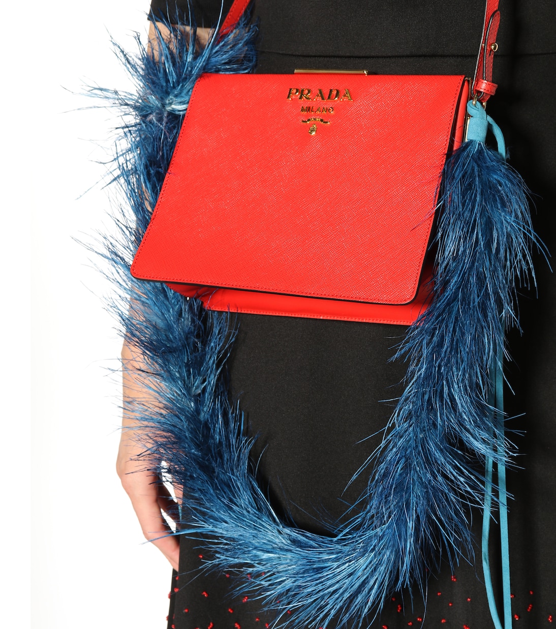 Tracolla di piume | Prada