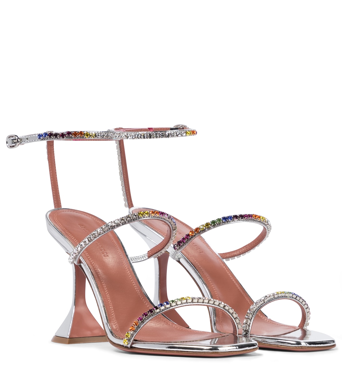 Gilda embellished leather sandals | Amina Muaddi