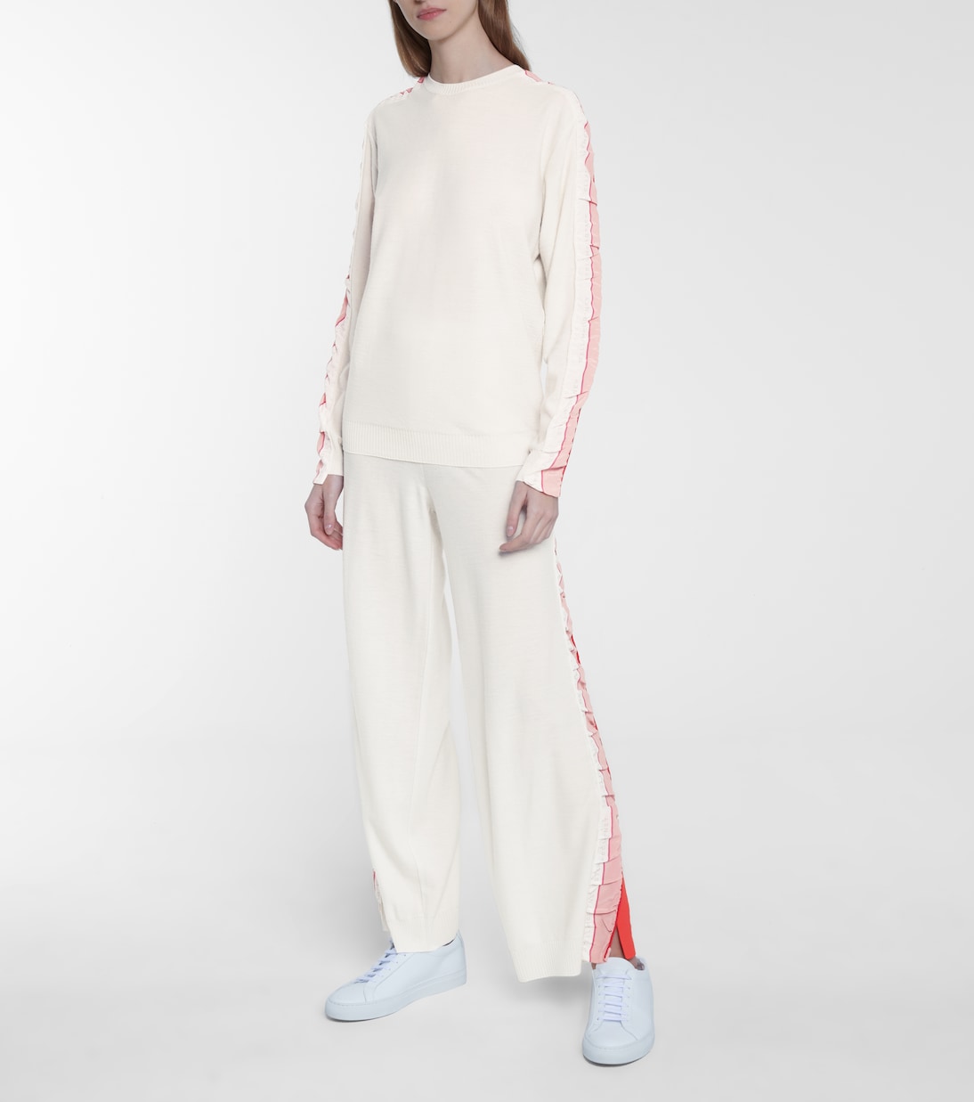 Monogram virgin wool sweatpants | Stella McCartney