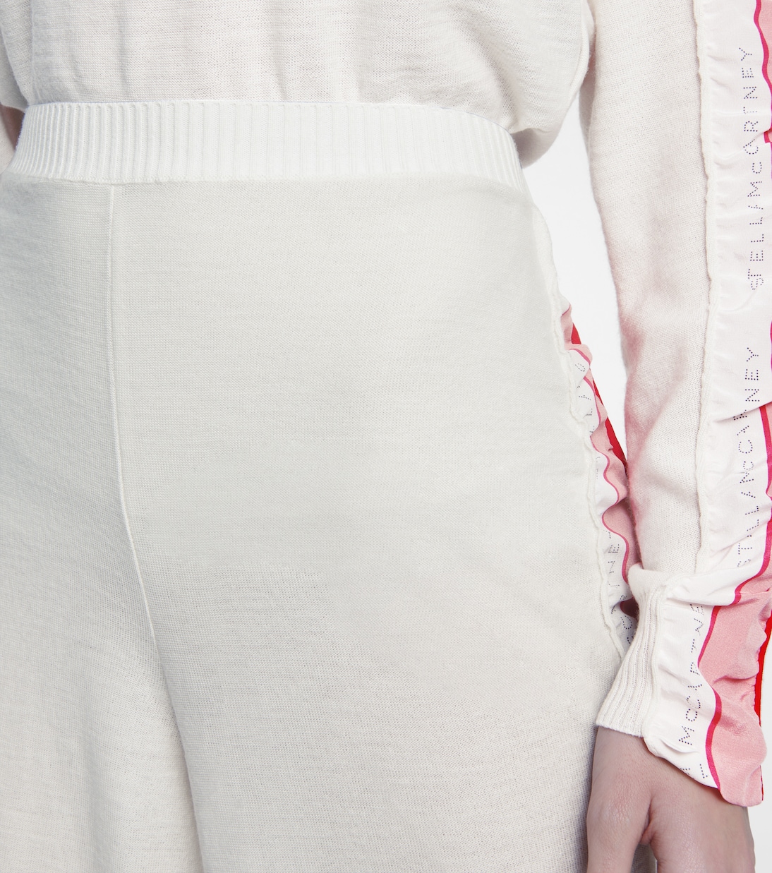 Monogram virgin wool sweatpants | Stella McCartney