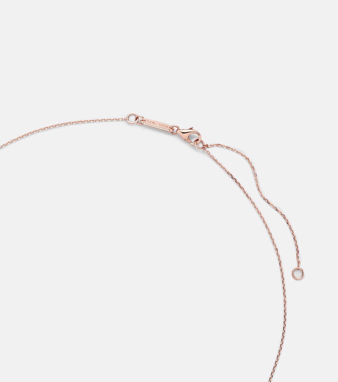 Collana Frenesia in oro 14kt con rodolite e diamanti, design esclusivo SUZANNE KALAN per giovani alla moda