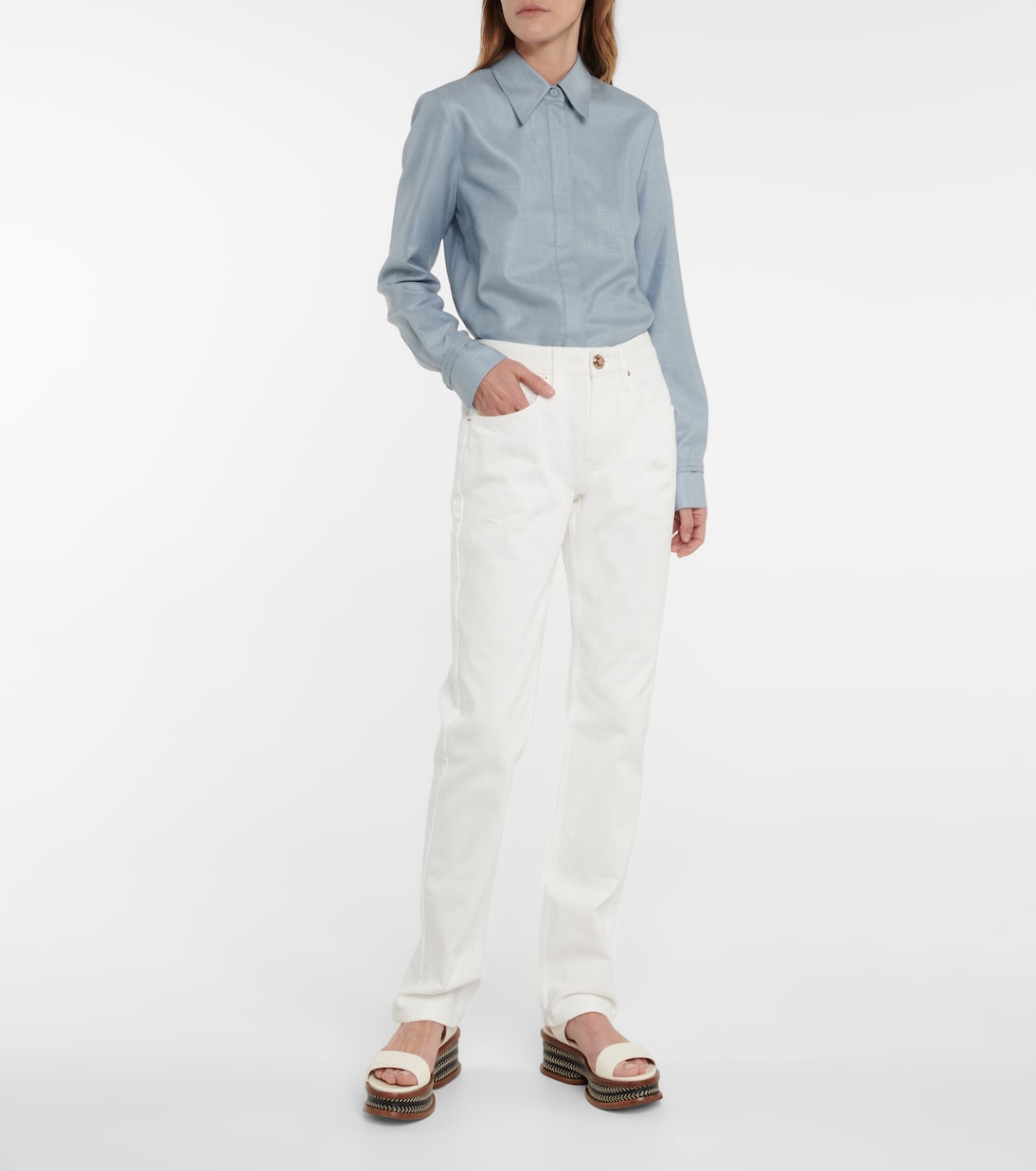 Charles mid-rise straight jeans | Gabriela Hearst