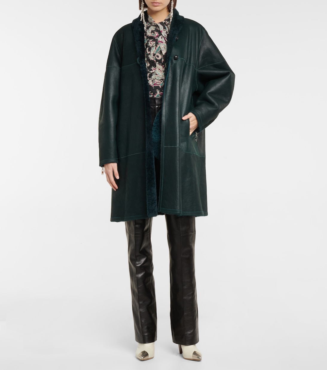 Abrigo Abazoe de borrego reversible | Isabel Marant