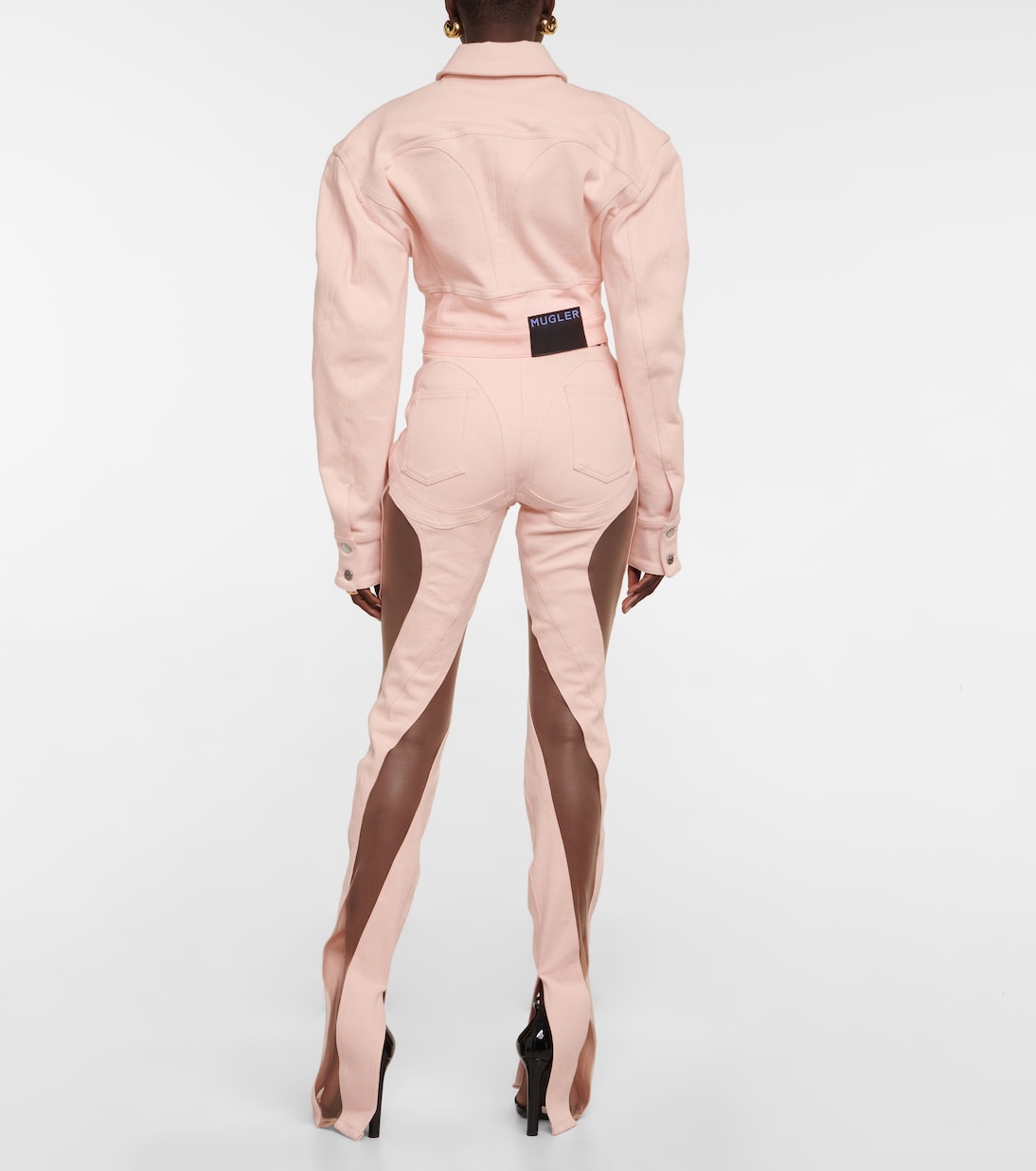 Cropped-Jeansjacke | Mugler