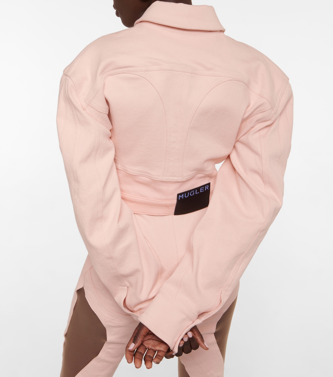 Cropped-Jeansjacke | Mugler