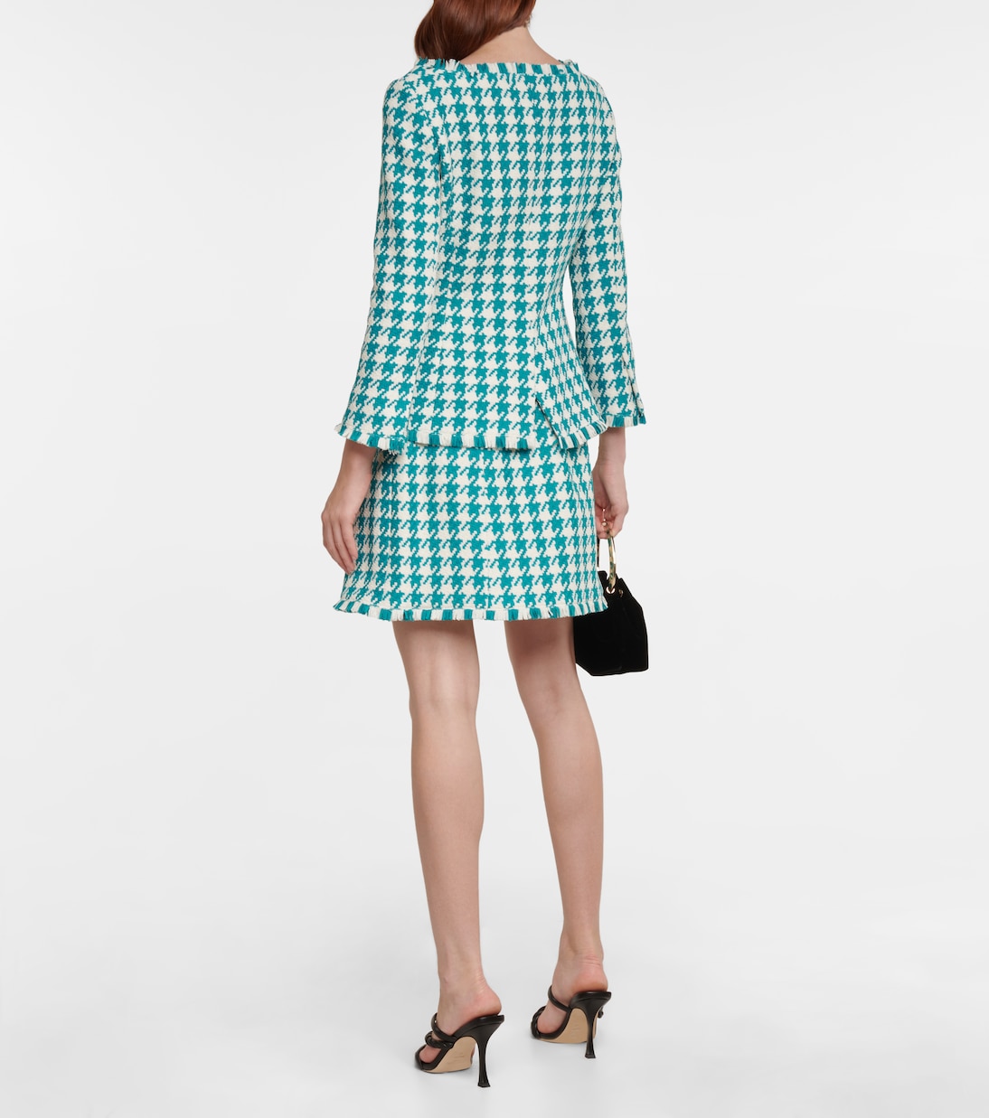 Houndstooth tweed jacket | Oscar de la Renta