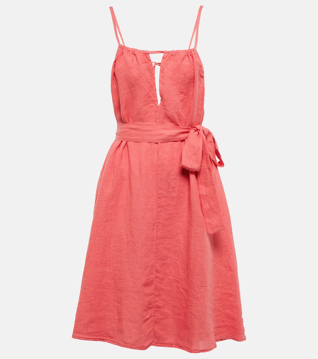 Dora linen minidress | Velvet
