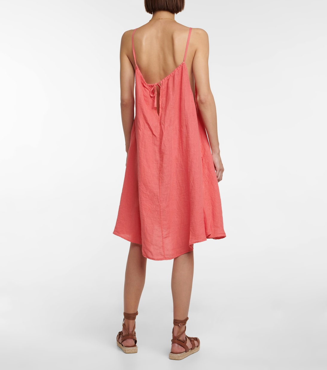 Dora linen minidress | Velvet
