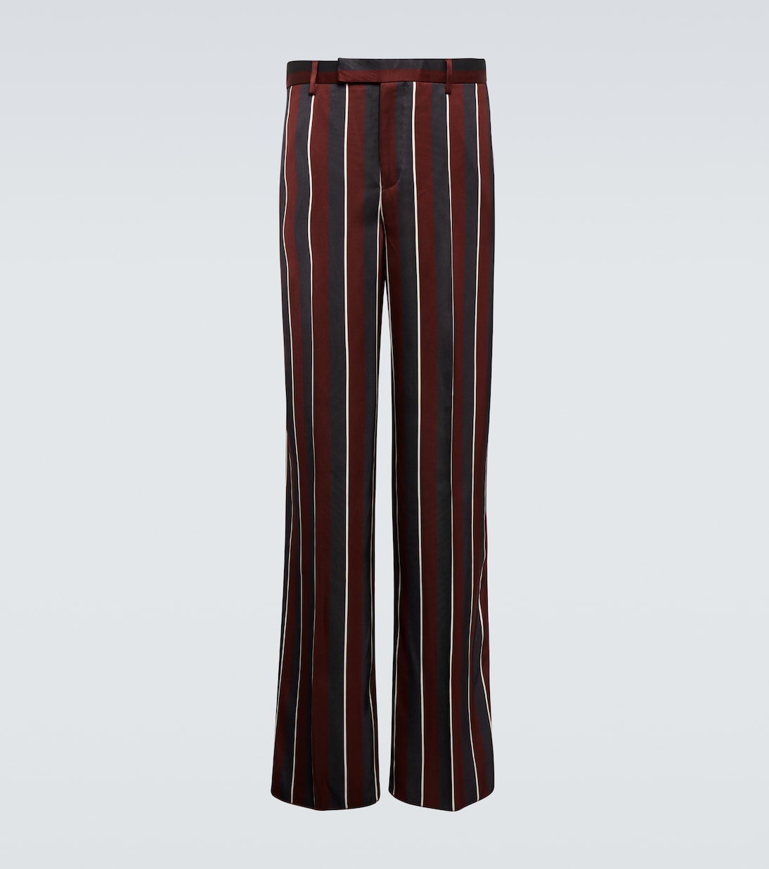 High-Rise-Hose aus Crêpe | Versace