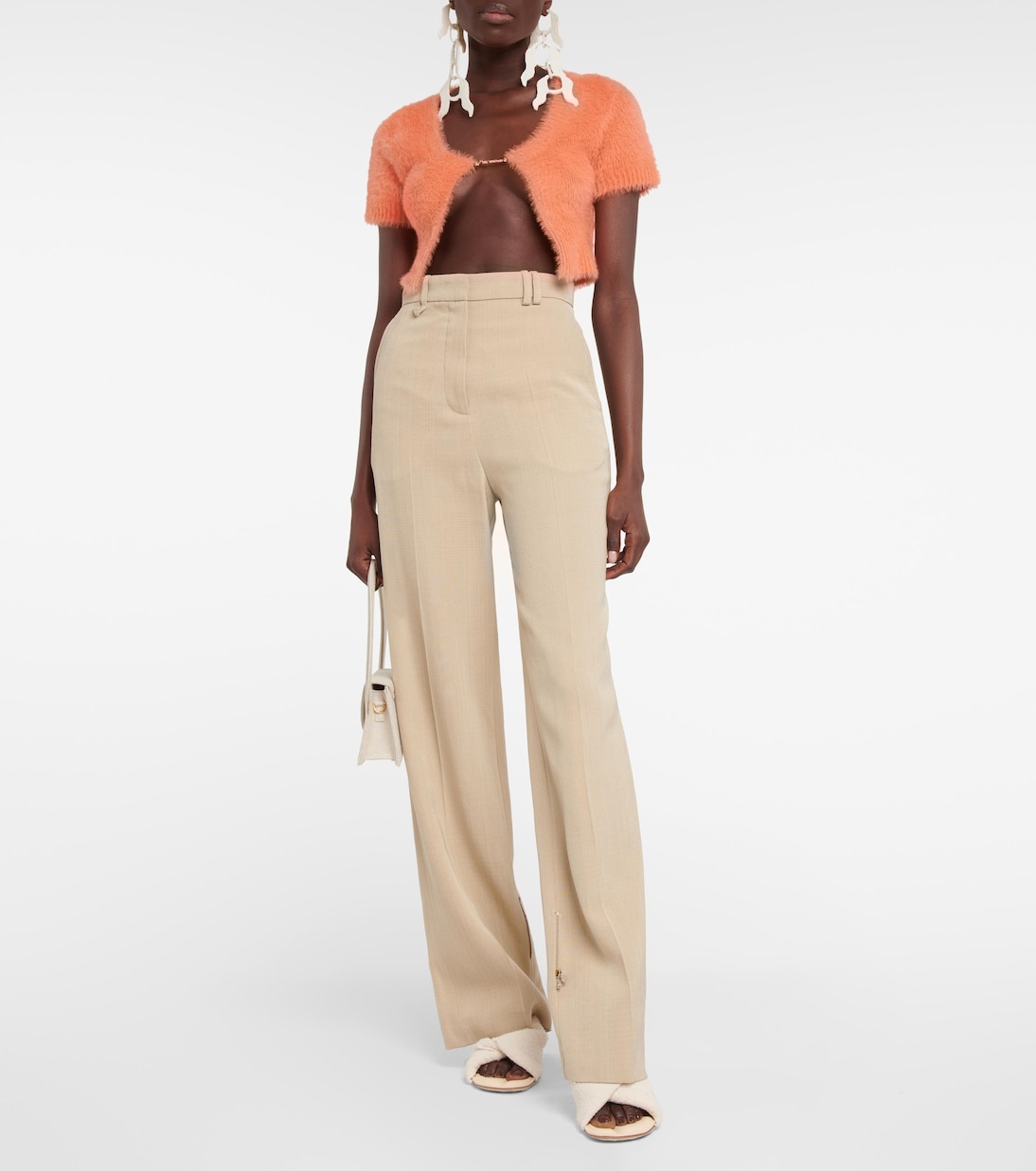 La Maille Neve logo cropped cardigan | Jacquemus