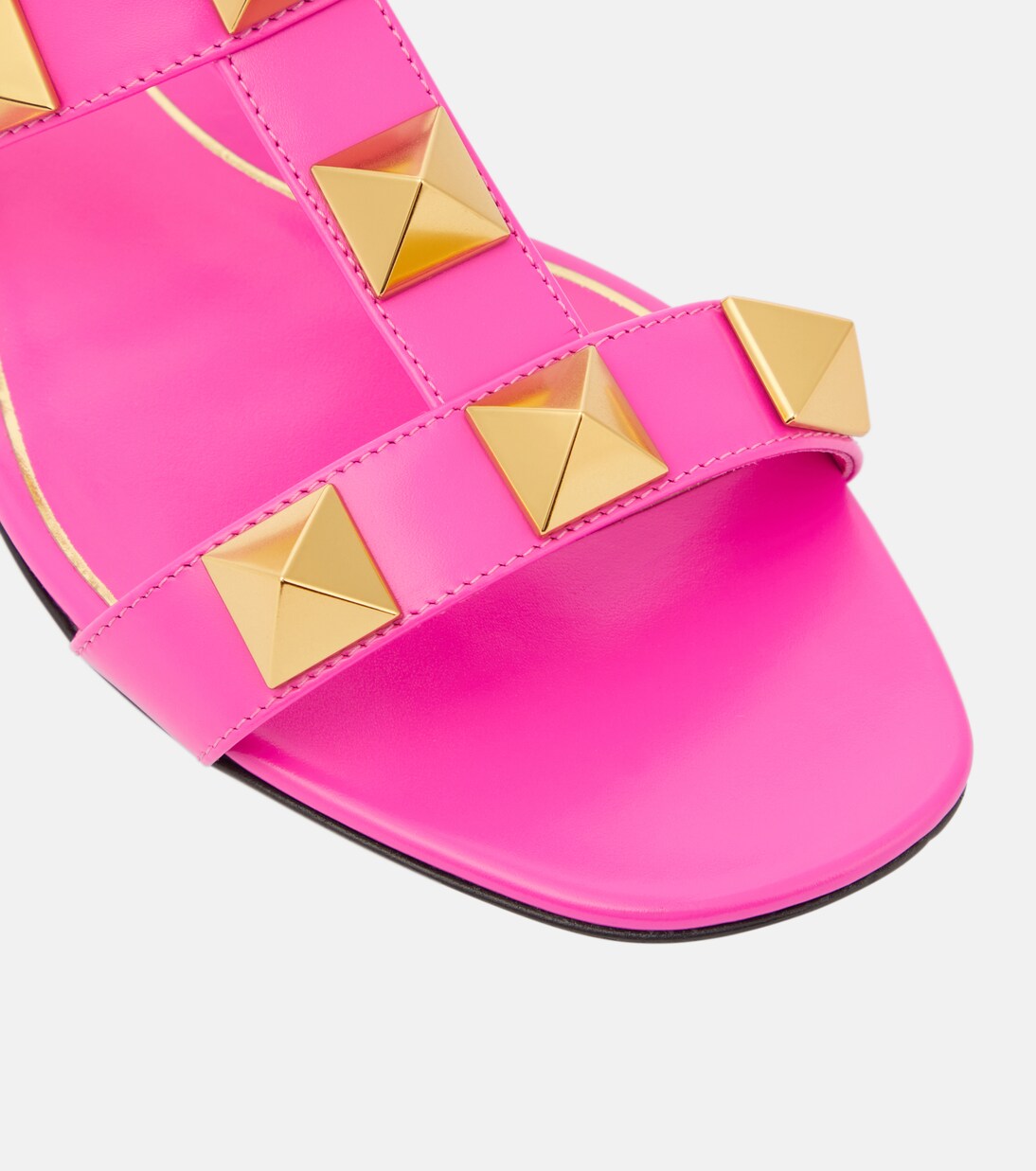 Mules Roman Stud en cuir | Valentino Garavani