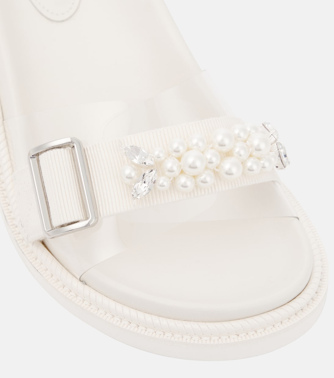 Leather slides | Simone Rocha