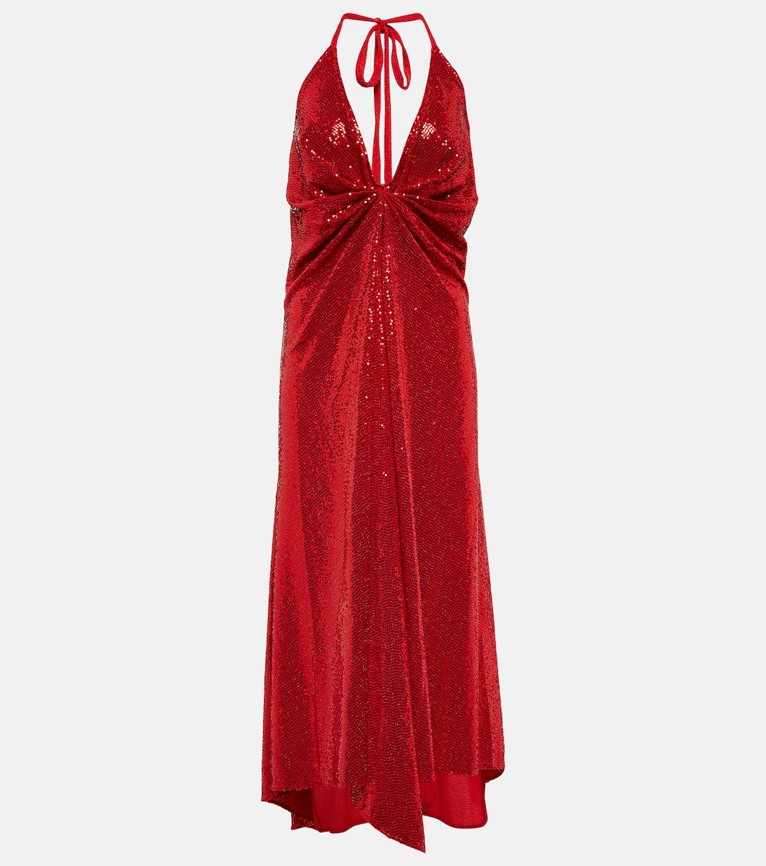 Sequined gathered midi dress | Dodo Bar Or