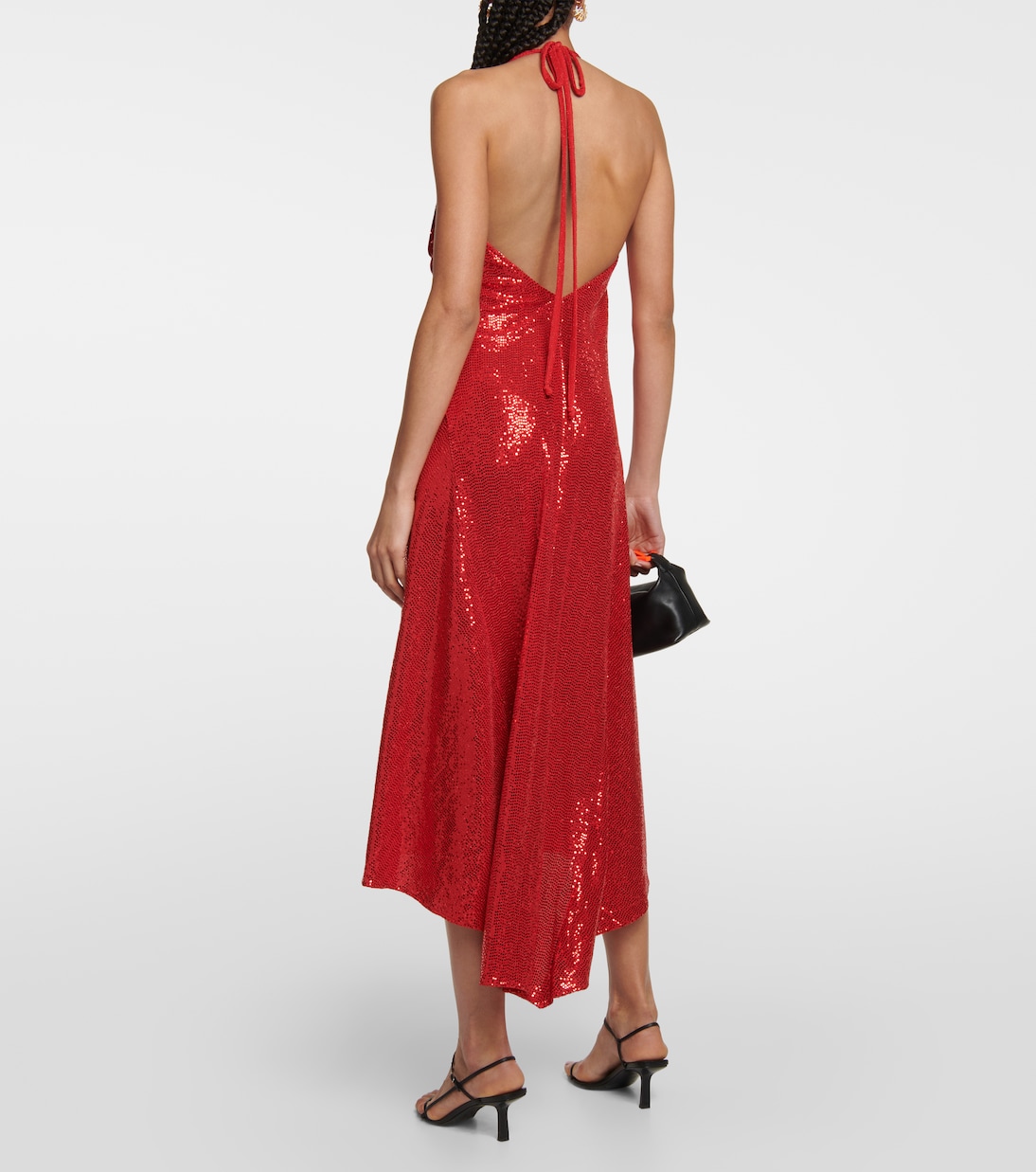 Sequined gathered midi dress | Dodo Bar Or