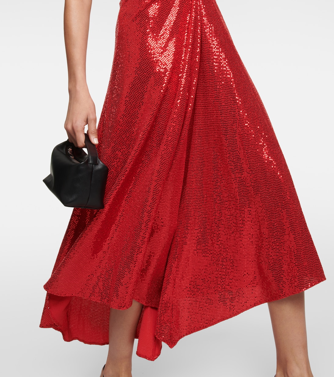Sequined gathered midi dress | Dodo Bar Or