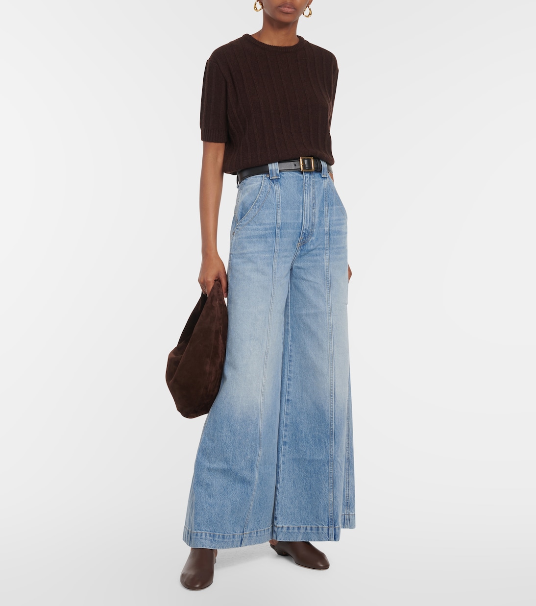 Jean ample Jackie à taille basse | Khaite
