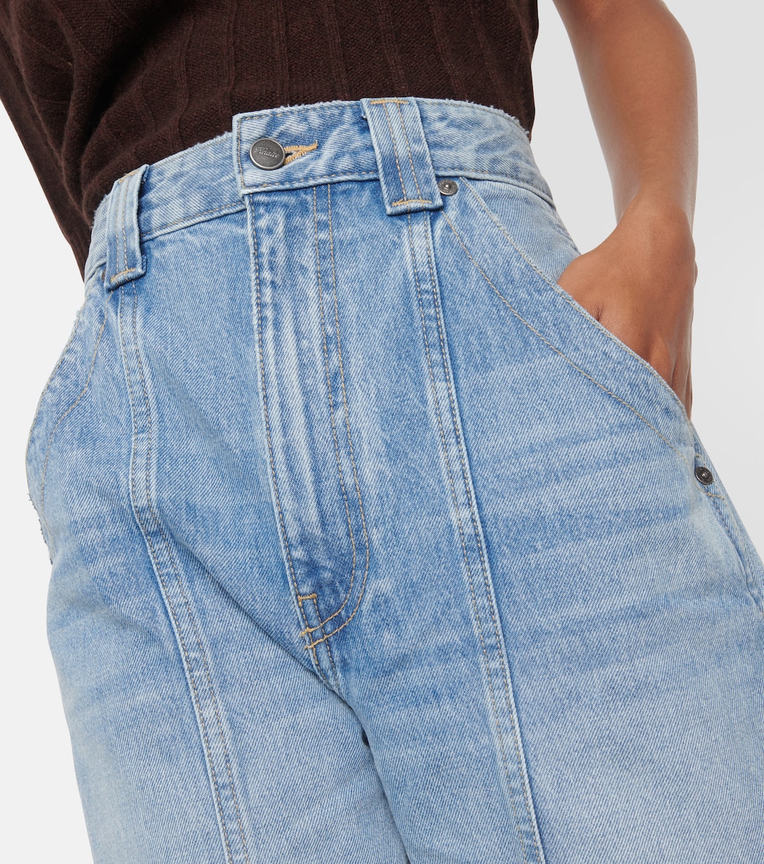 Jean ample Jackie à taille basse | Khaite