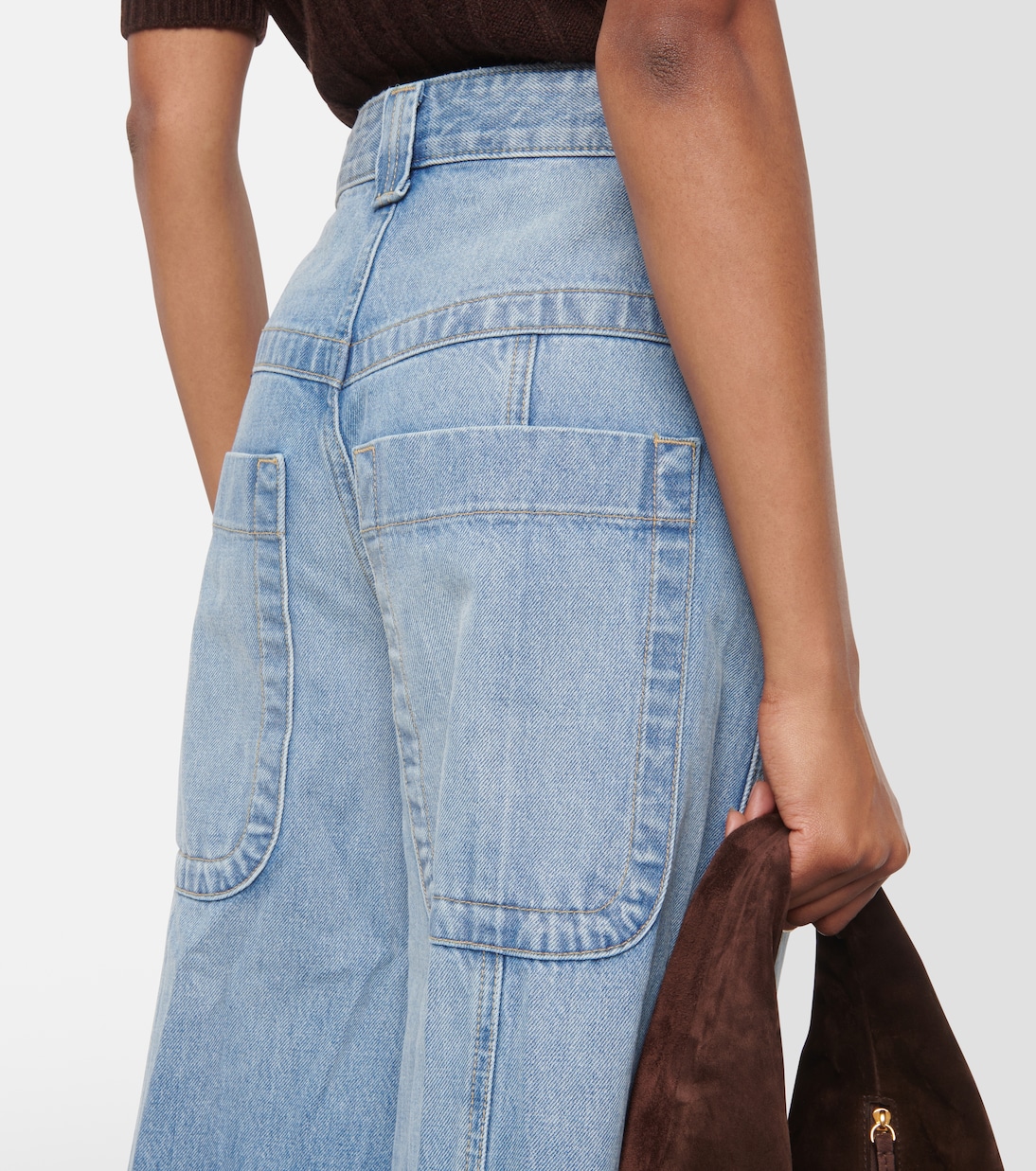Jean ample Jackie à taille basse | Khaite