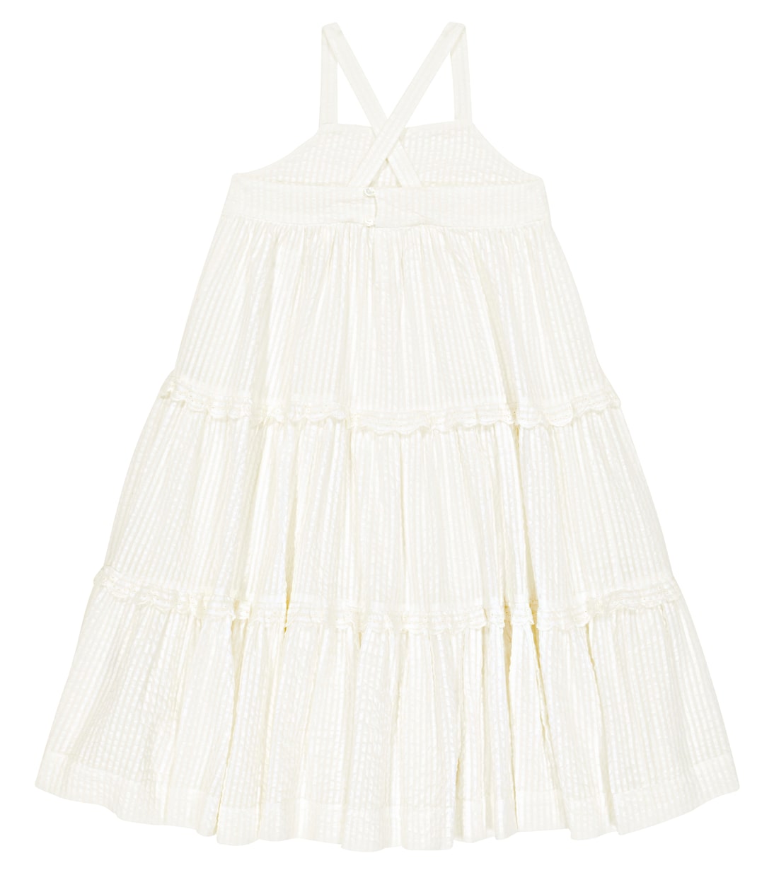 Abito Cherish in cotone con pizzo | Bonpoint
