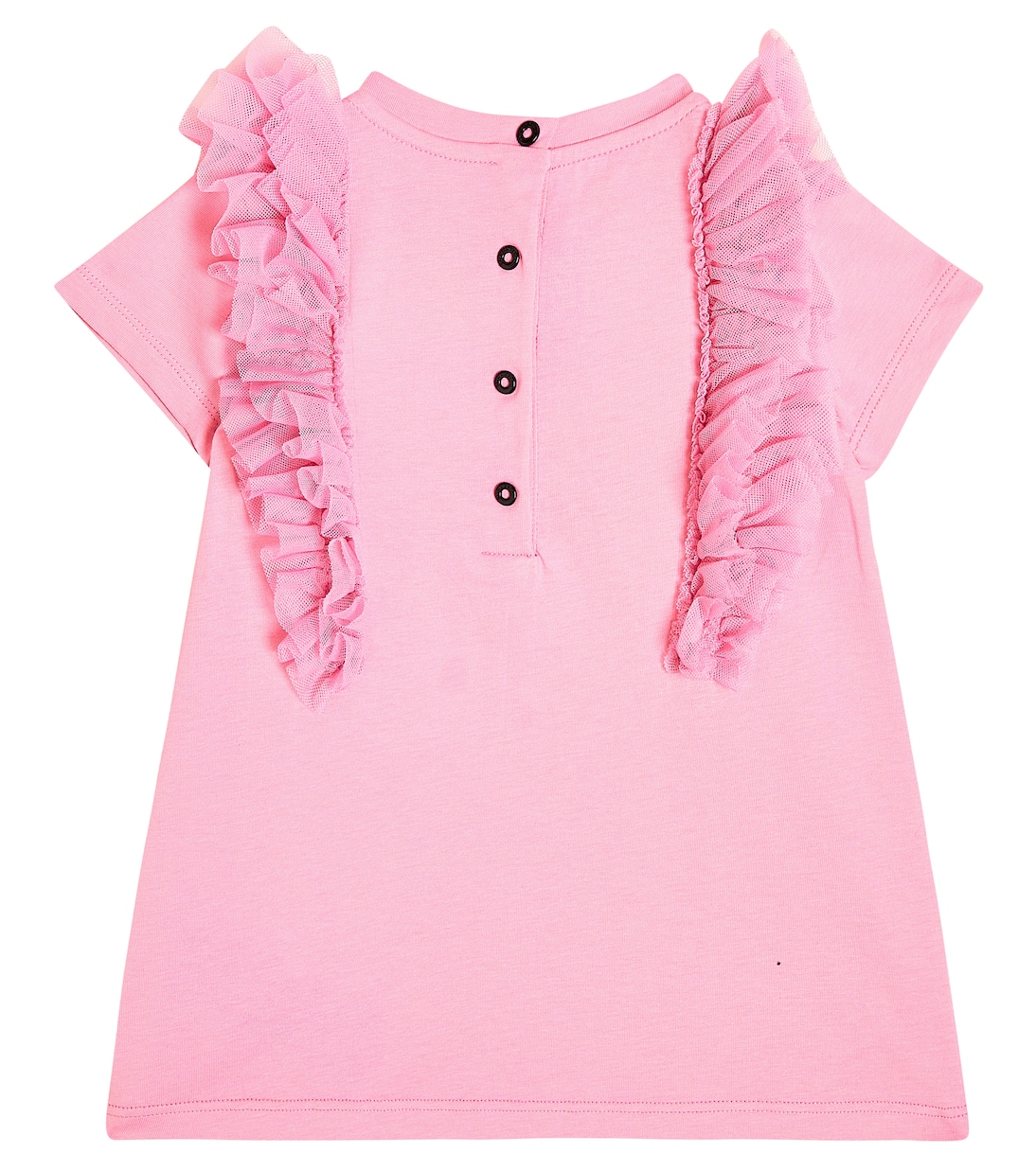 Baby Kleid aus Baumwoll-Jersey | Balmain Kids