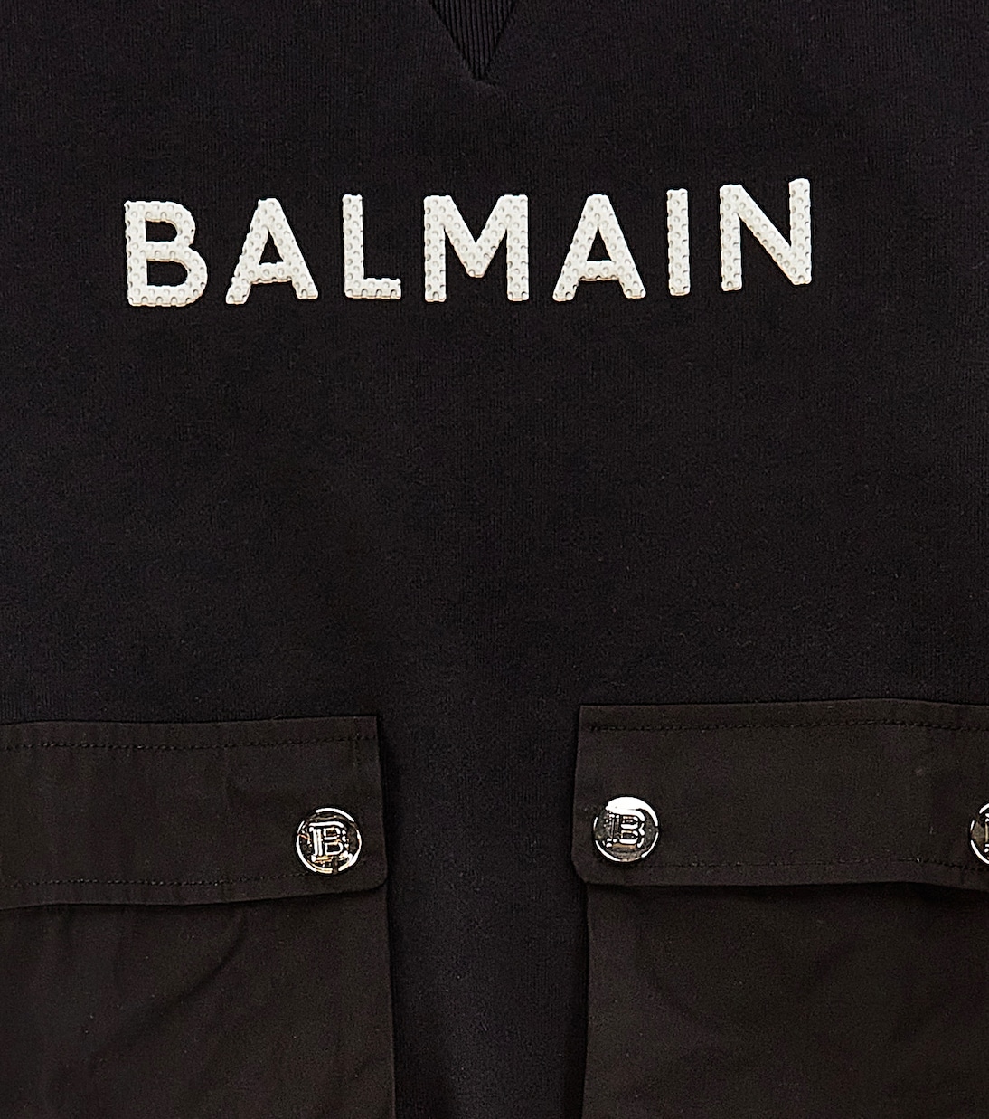 Sudadera de algodón con logo | Balmain Kids