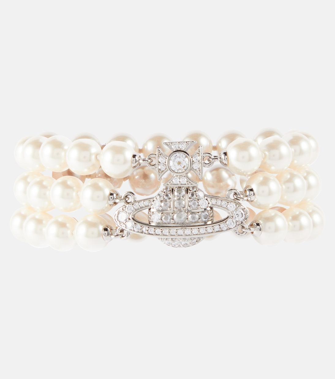 Bracciale Graziella con perle finte decorate, design esclusivo VIVIENNE WESTWOOD per giovani trendy