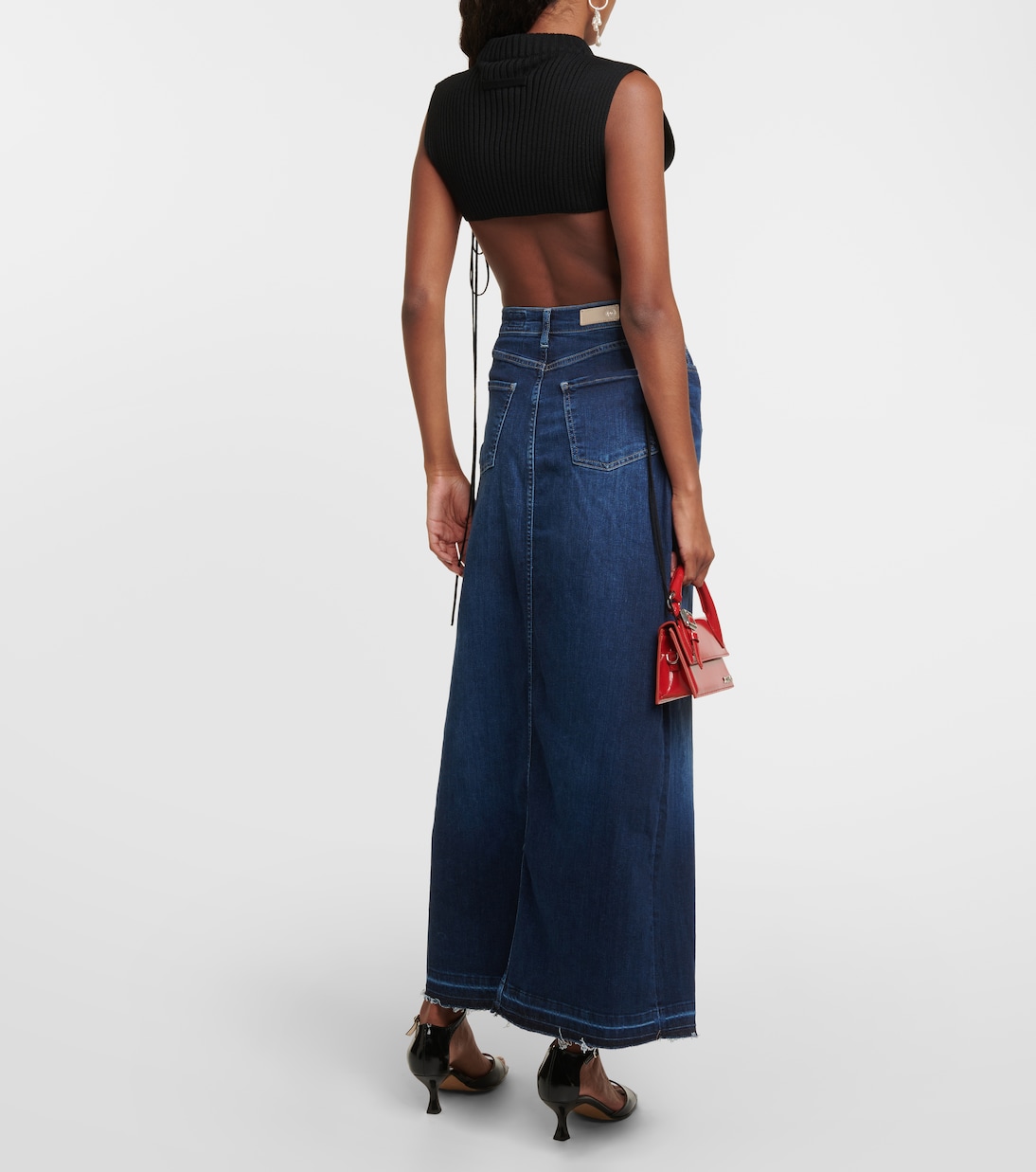 High-Rise-Jeansrock | AG Jeans