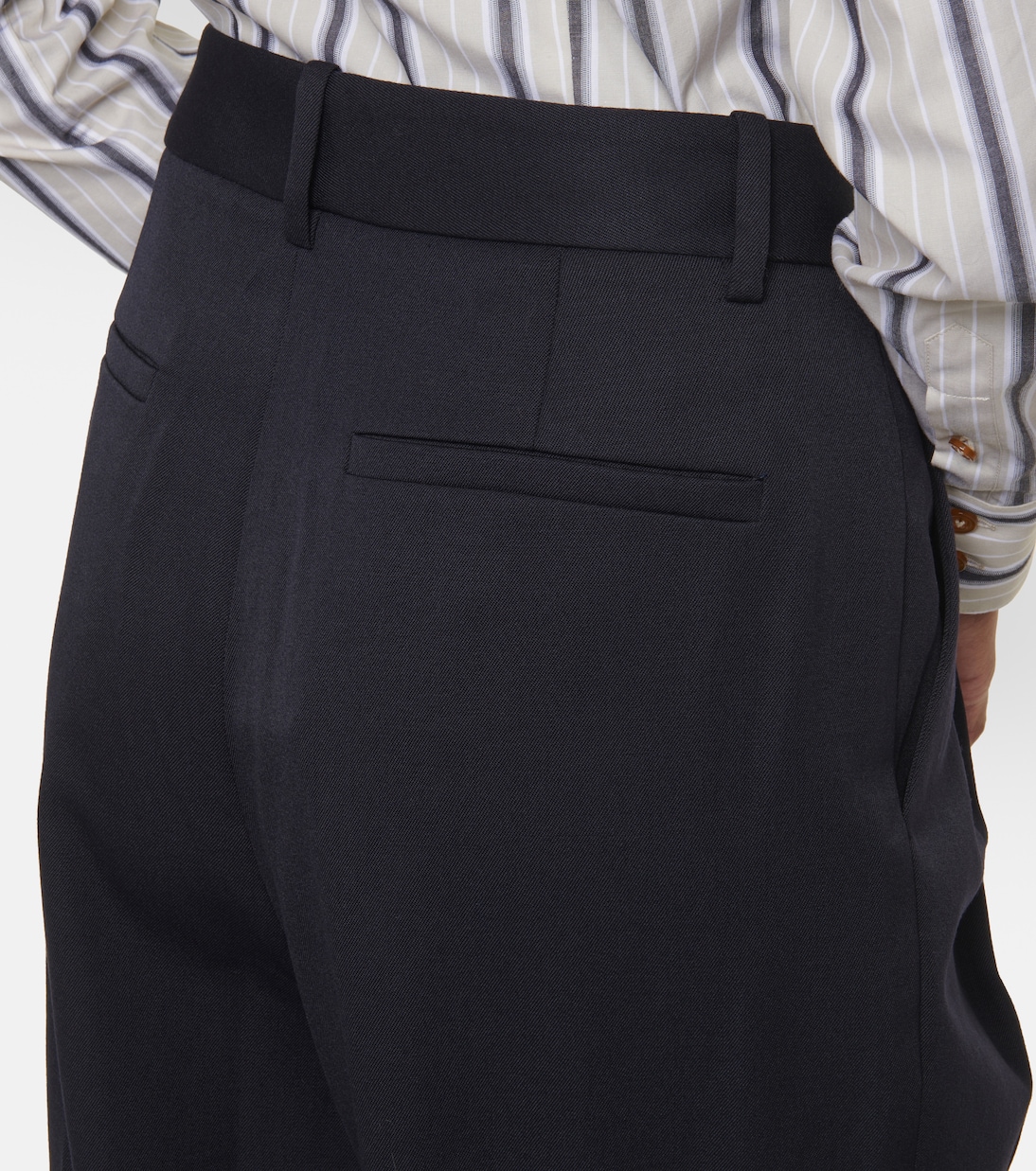 Pantalon ample Flavie en laine vierge | Nili Lotan