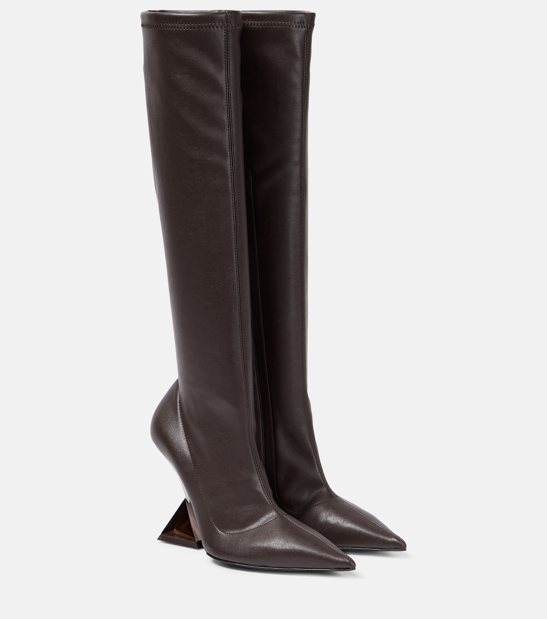 Bottes Cheope en cuir et cuir synthétique | The Attico