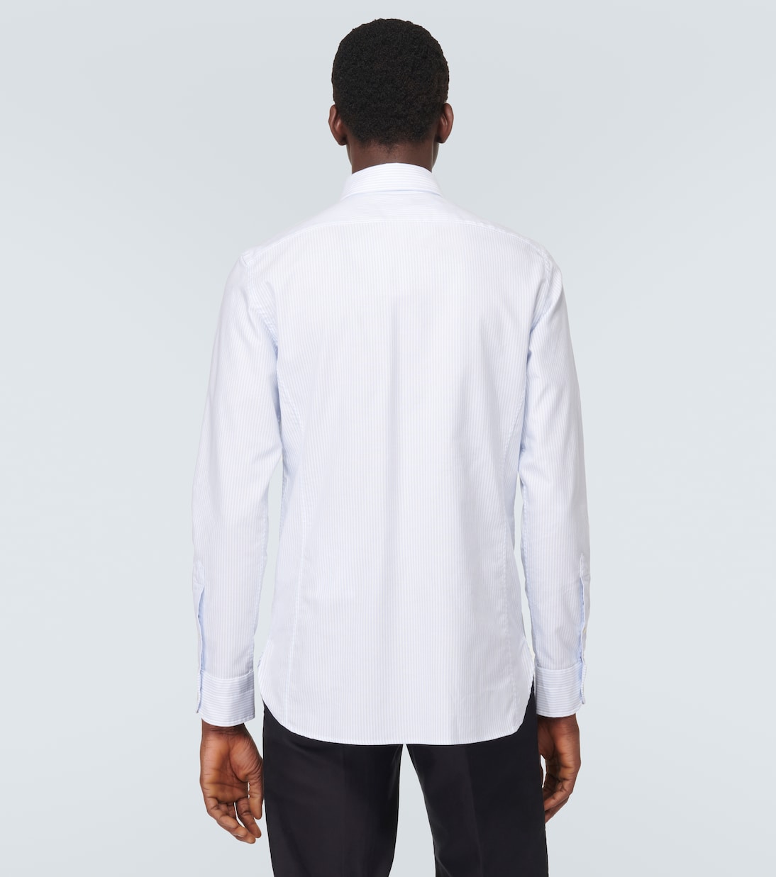 Camisa de popelín de algodón a rayas | Tom Ford